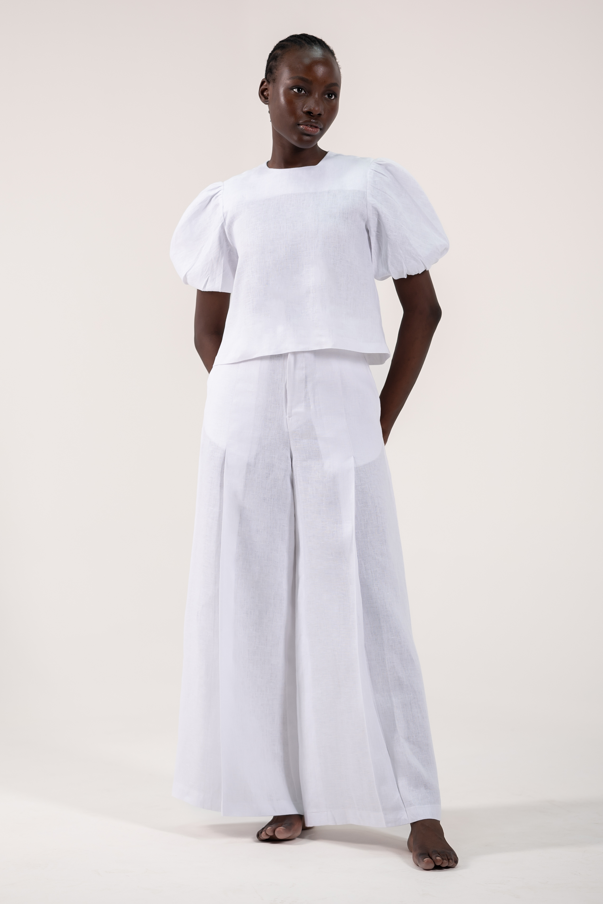 Callum Top White