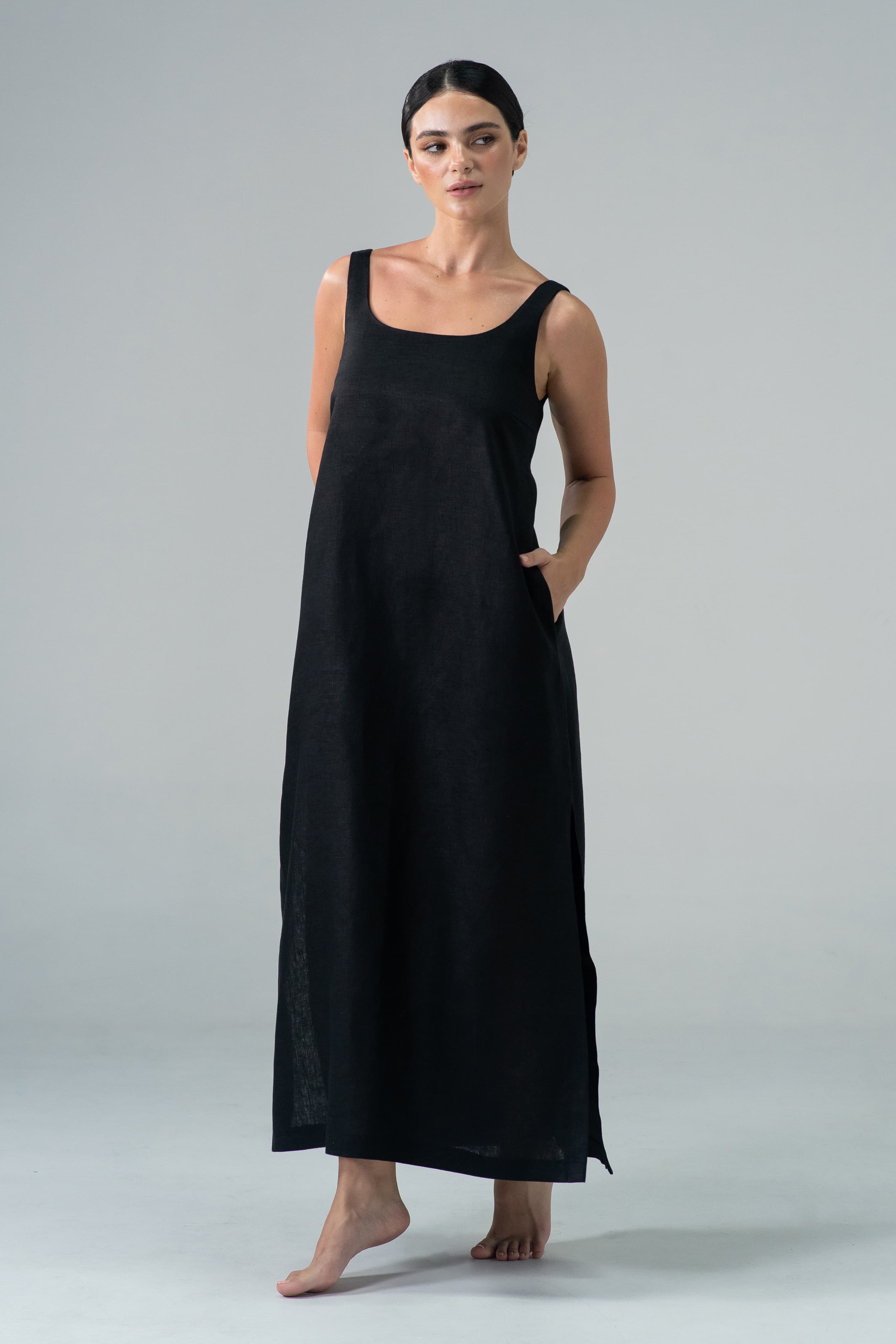 Evonne Slip Black
