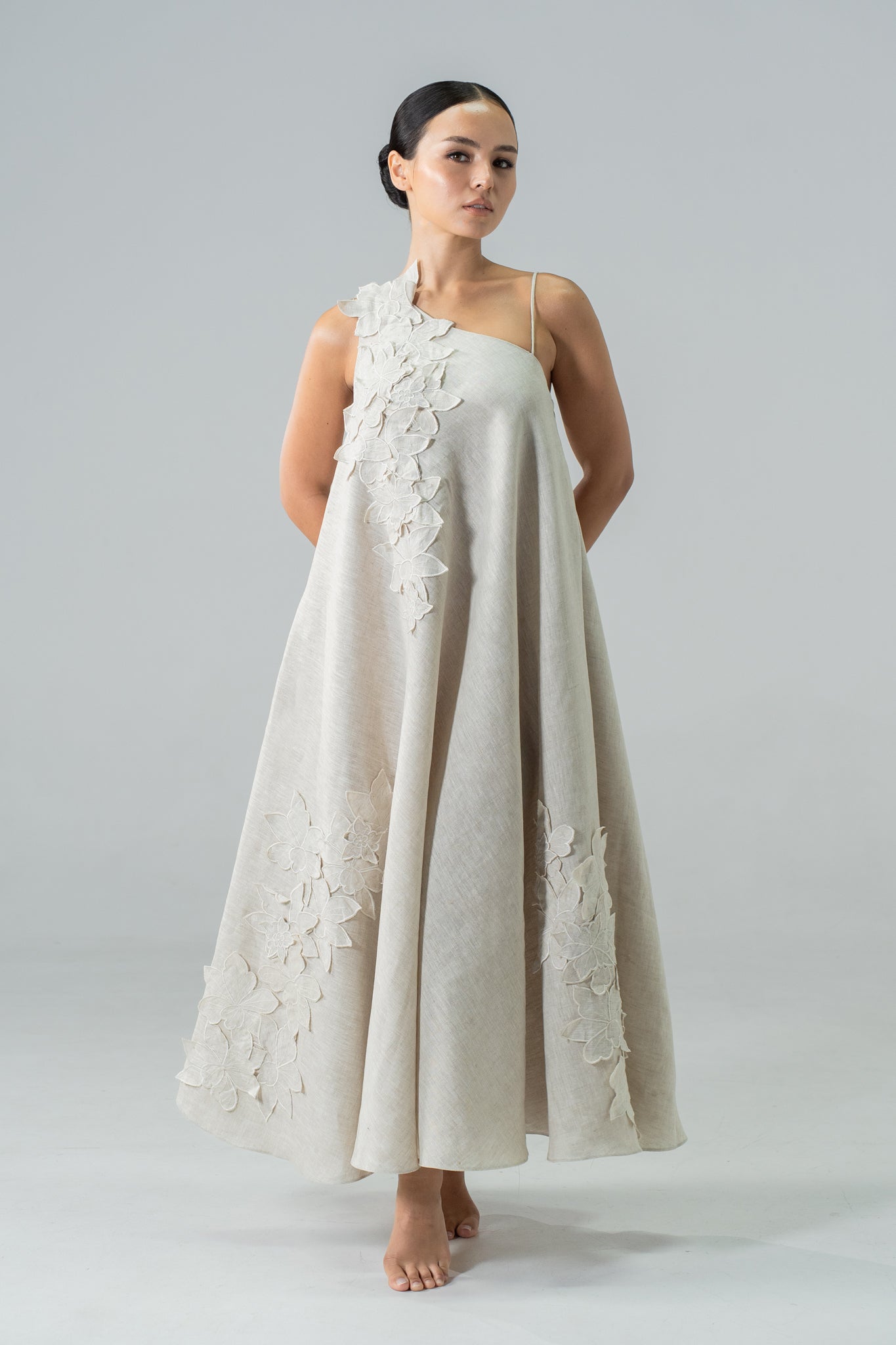 Bethany Maxi Dress Oatmeal