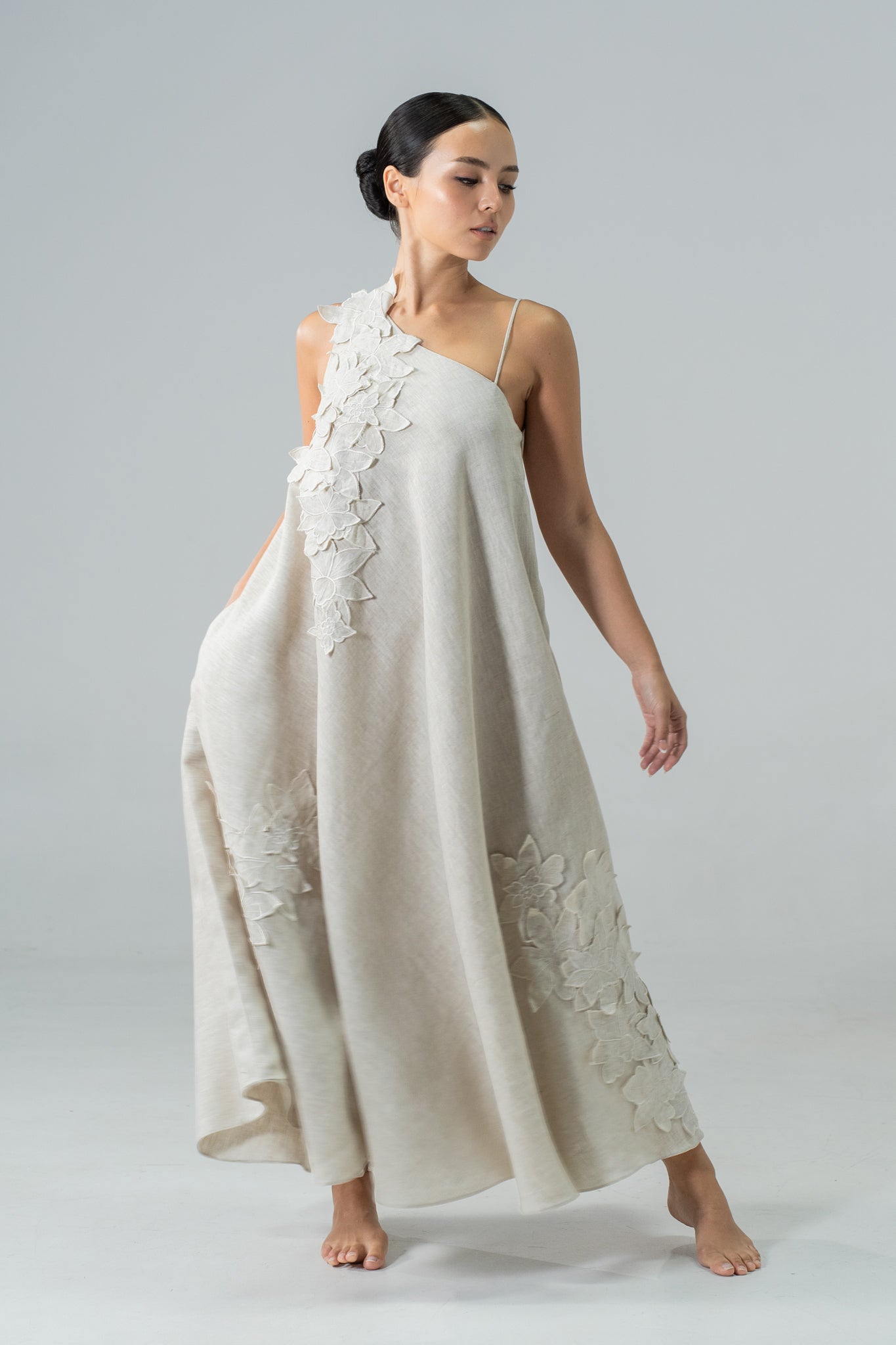 Bethany Maxi Dress Oatmeal