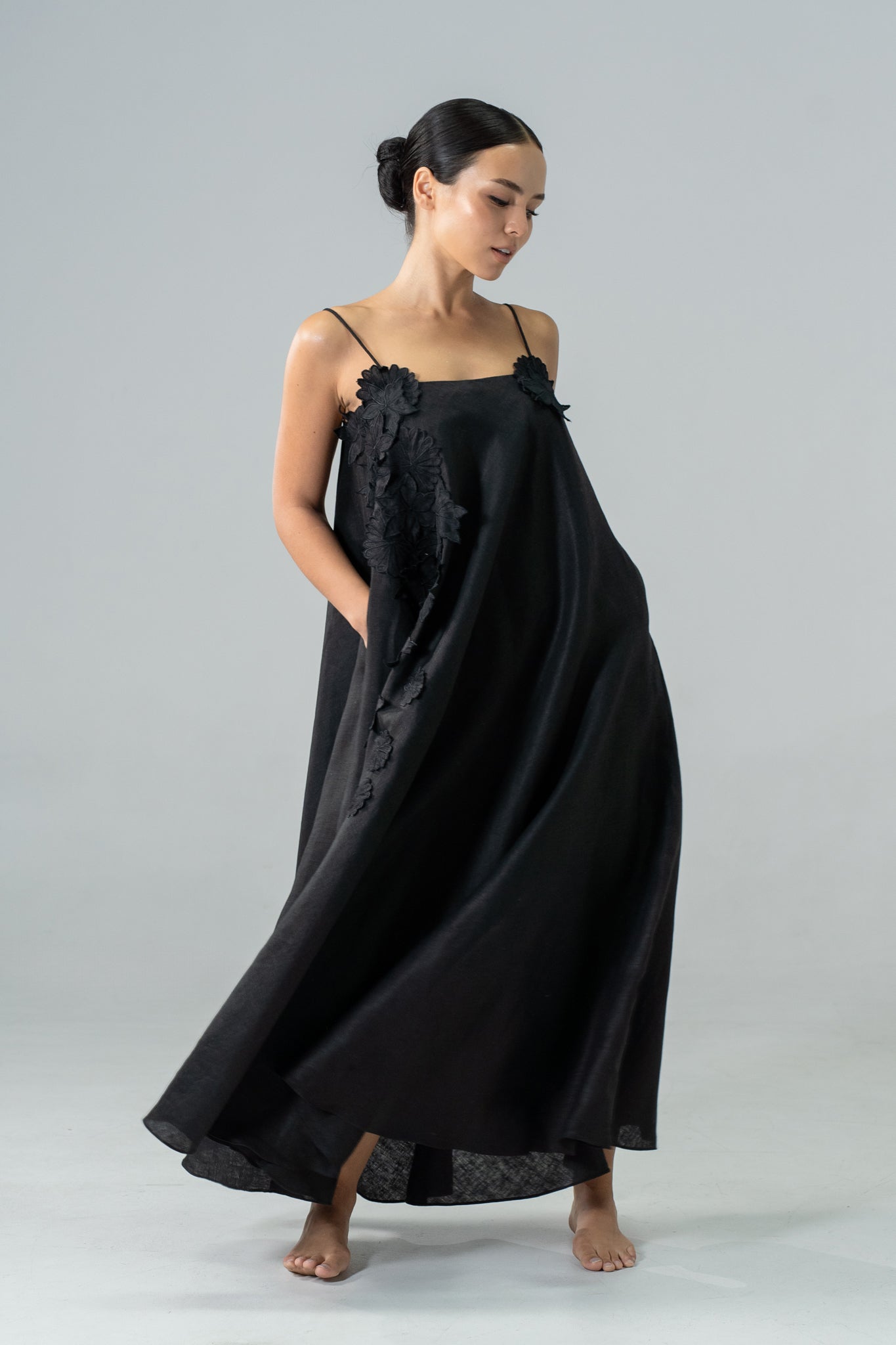 Paola Maxi Dress Black