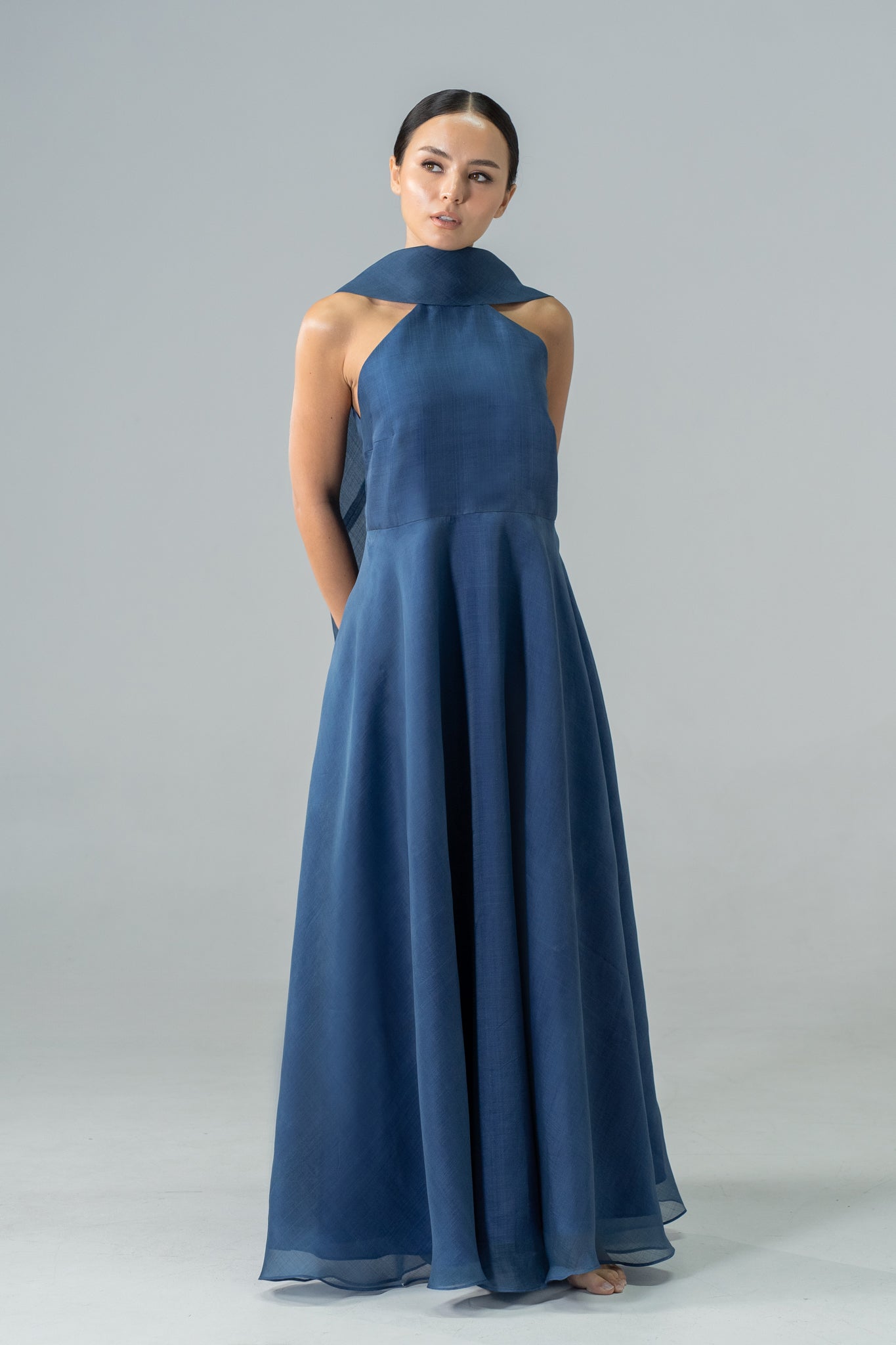 Astrid Maxi Dress Royal Blue – TRUDE LIZARES