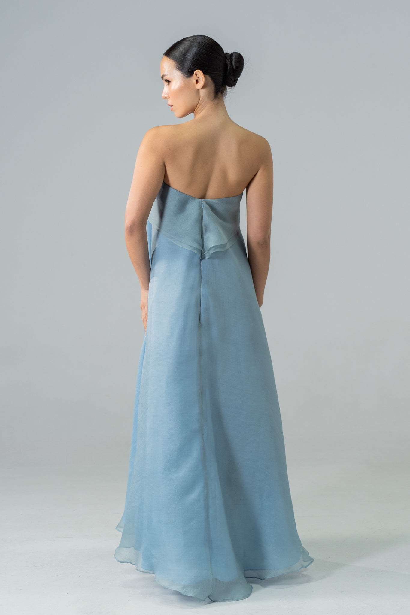 Annalise Maxi Dress Blue Gray