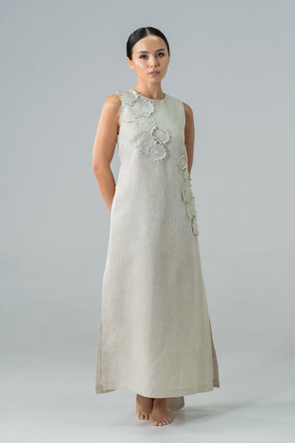 Carmela Slip Dress Oatmeal