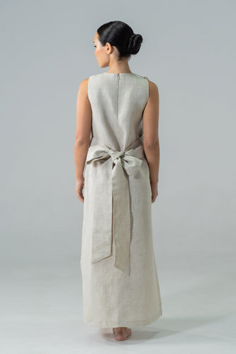 Carmela Slip Dress Oatmeal