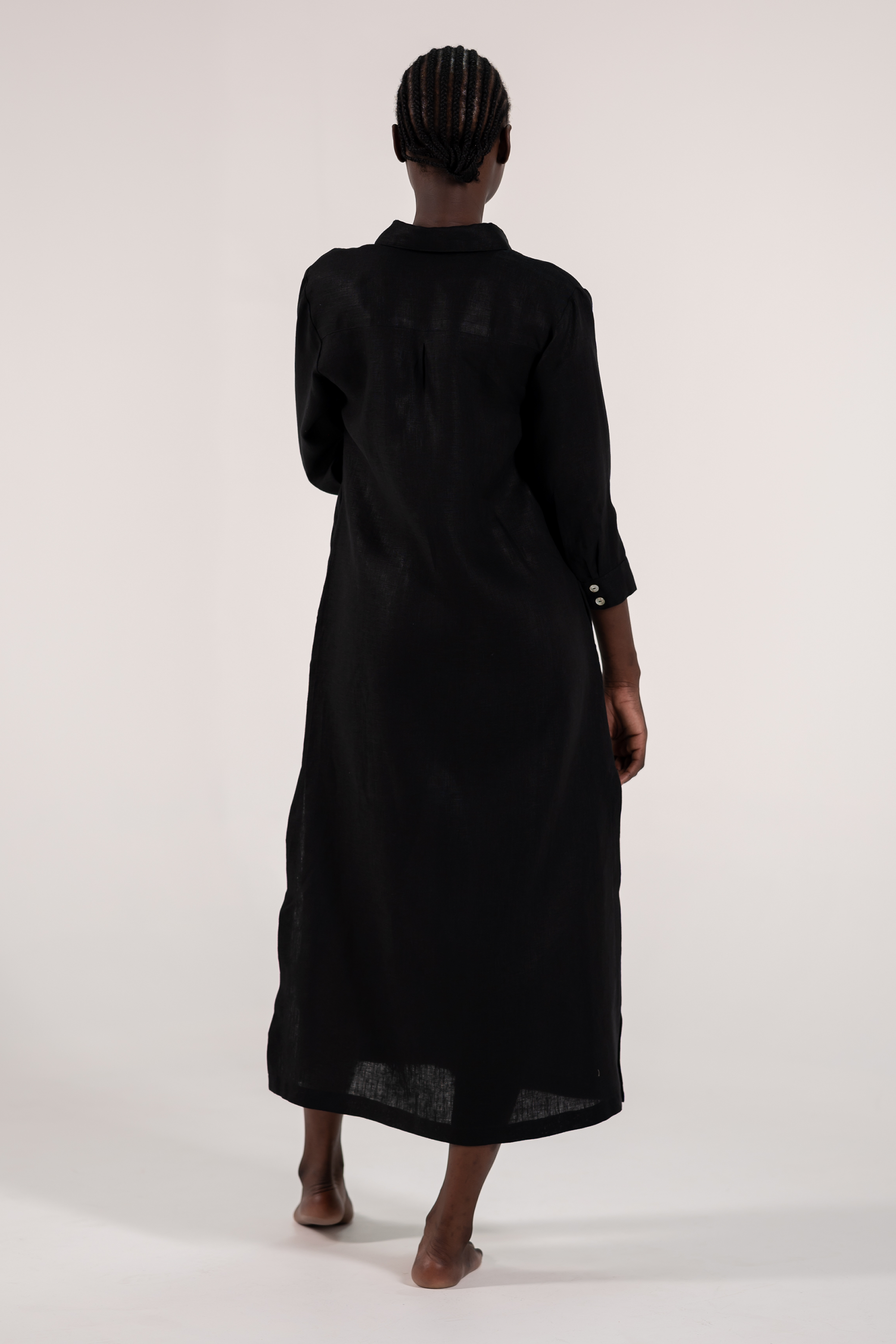 Carlos Shirt Dress Black