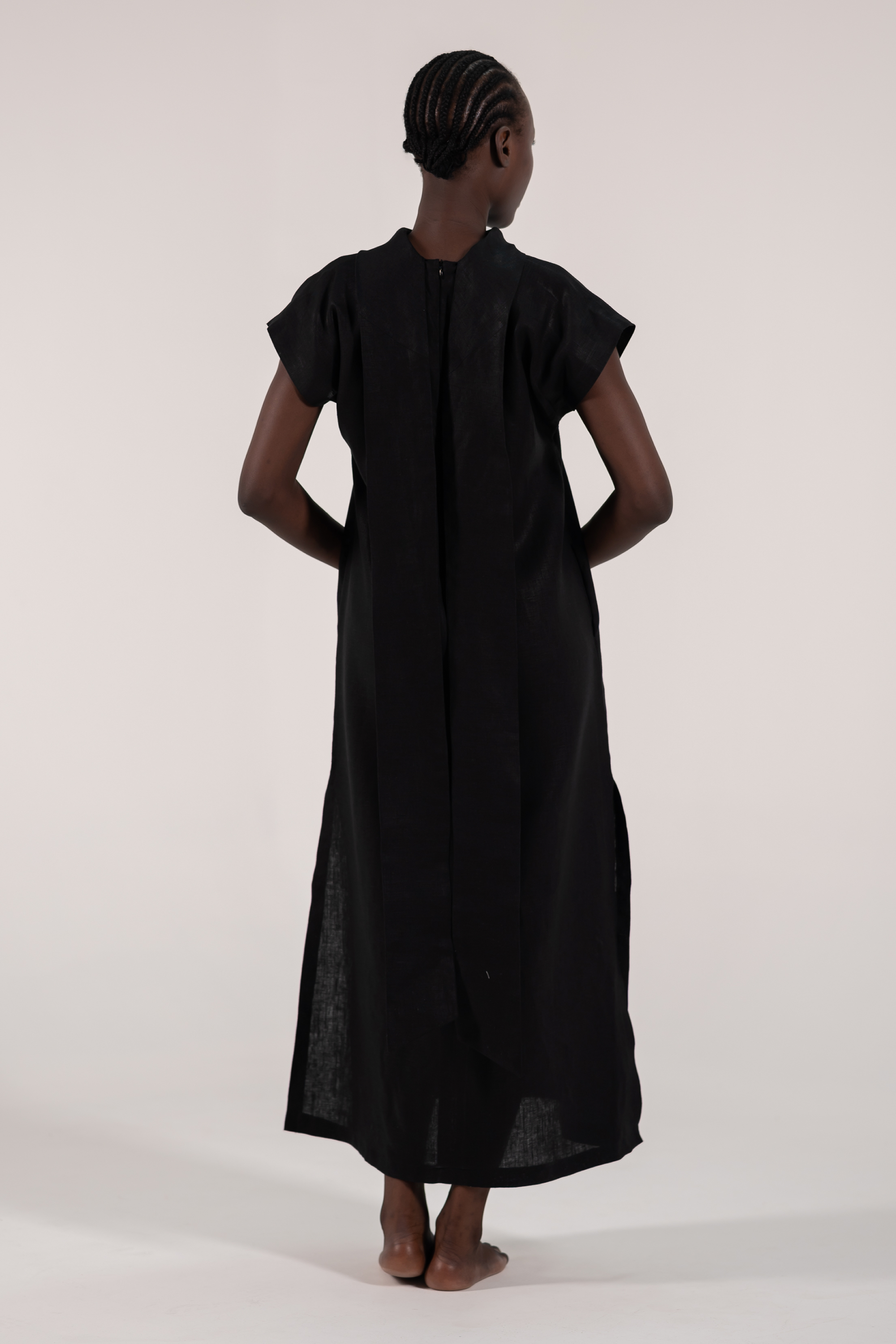 Damon Slip Dress Black