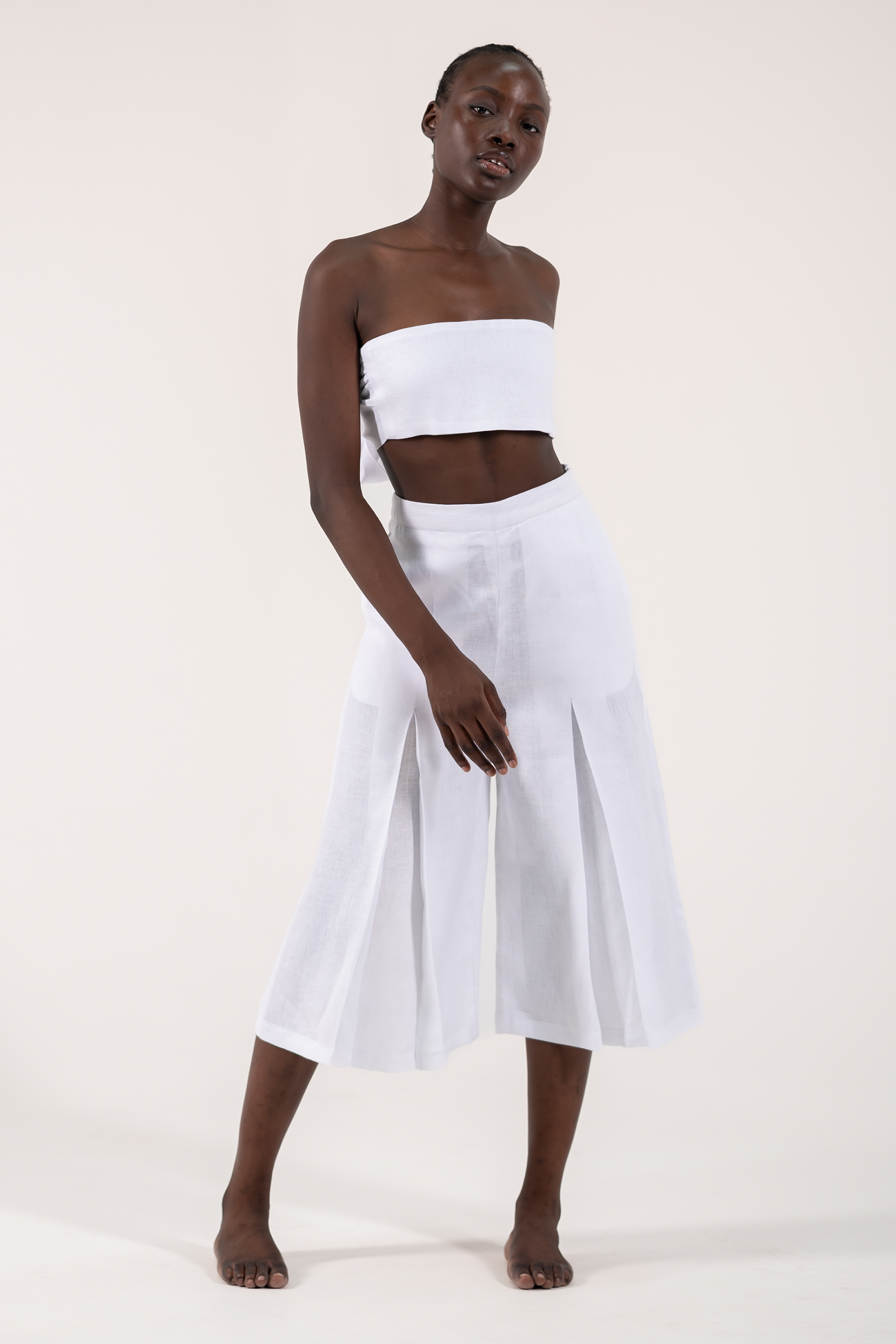 Seb Culottes White
