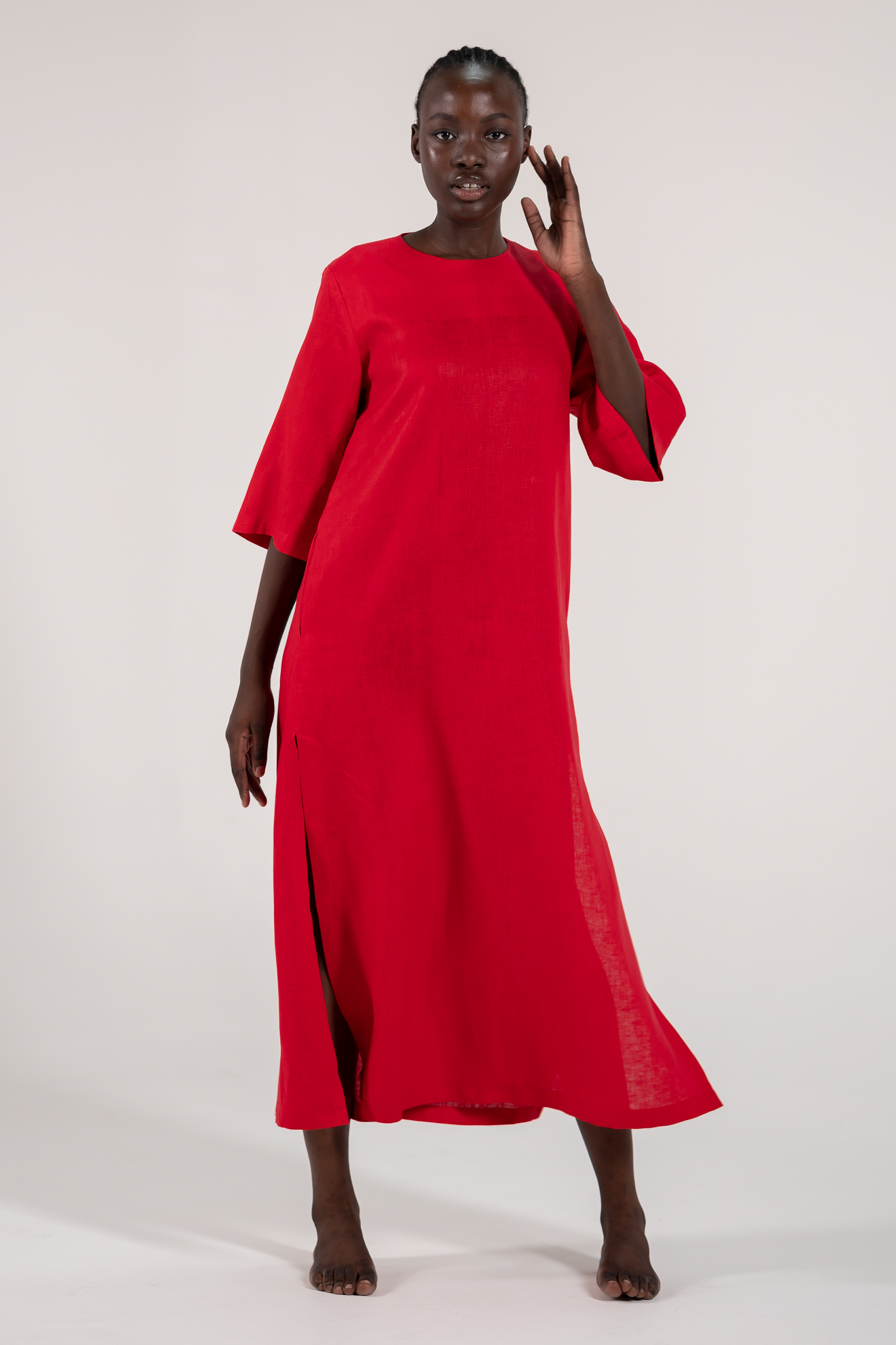 Grayson Slip Dress Red