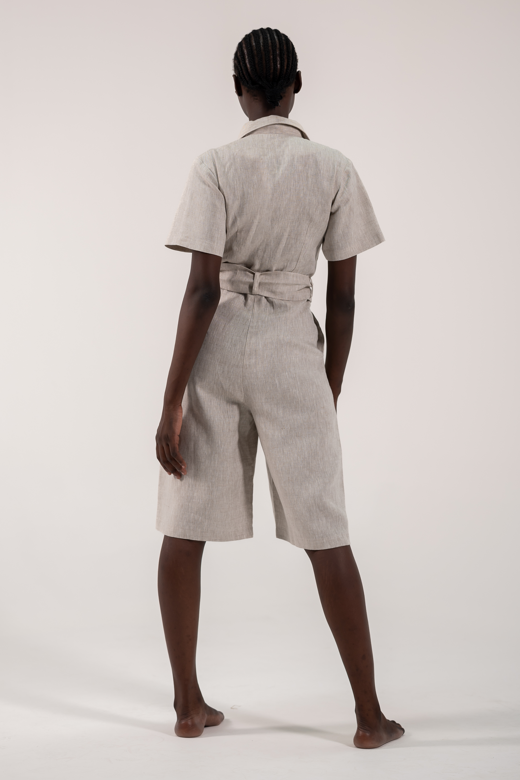 Teddy Romper Oatmeal