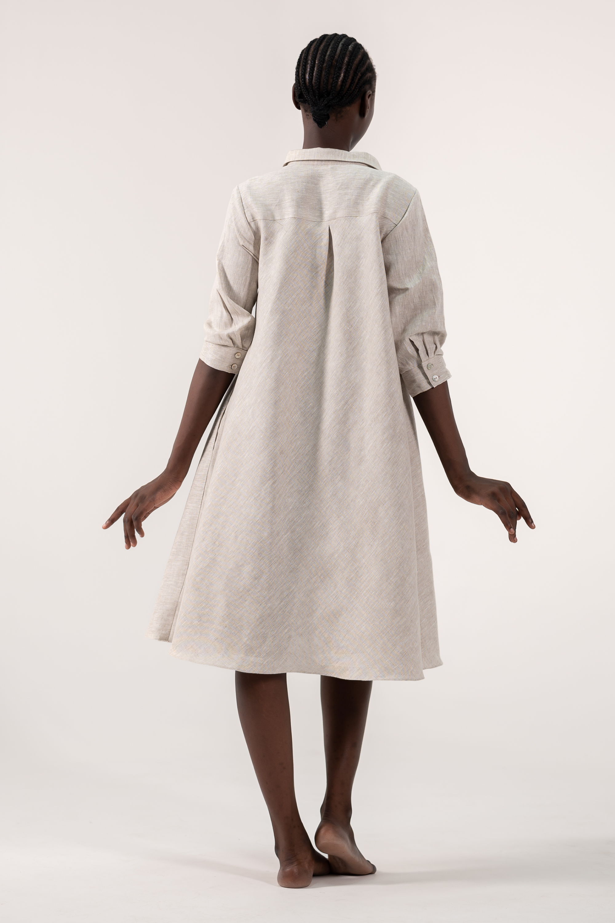 Amos Shirt Dress Oatmeal