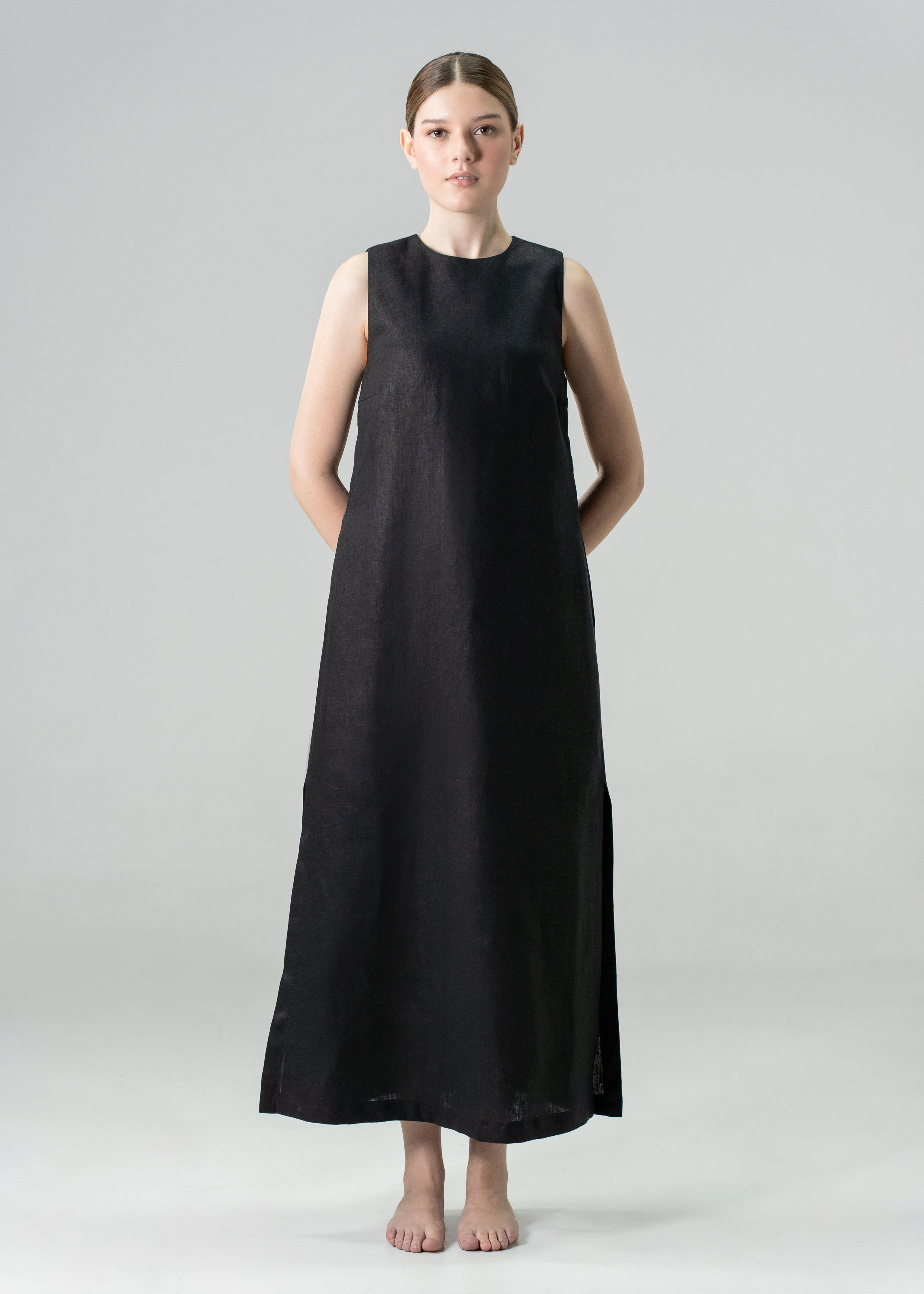 Helena Slip Dress Black