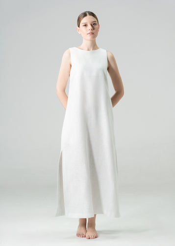 Rebekah Slip Dress White