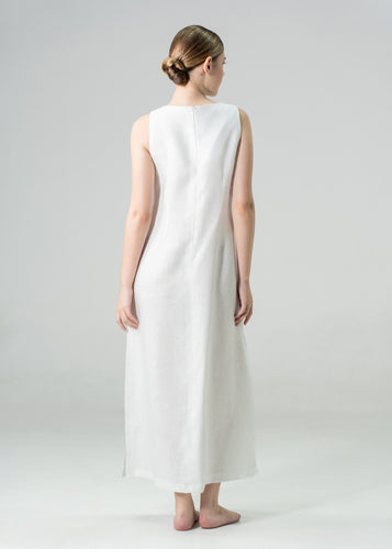 Rebekah Slip Dress White