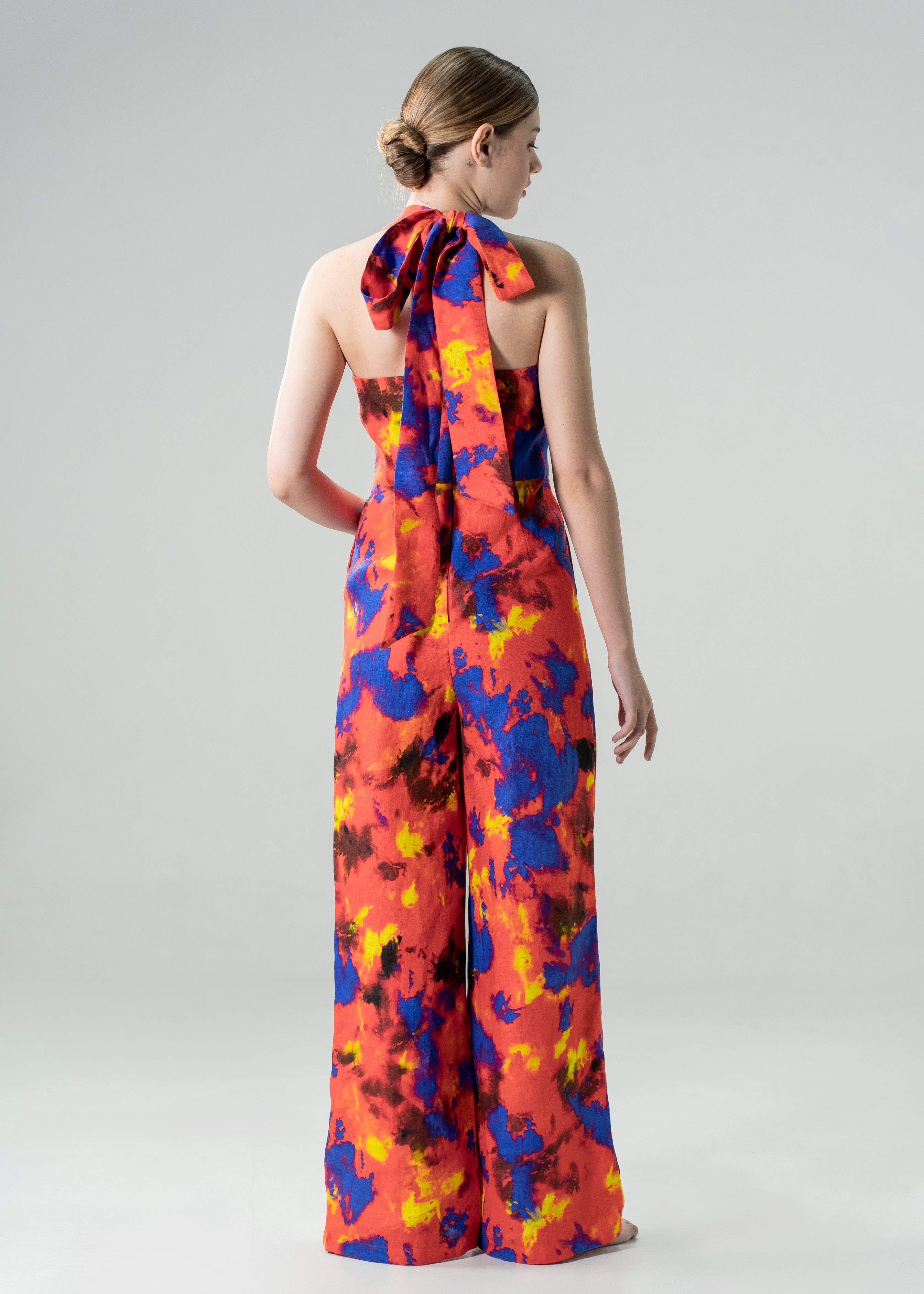 Clementine Jumpsuit Splashes of the Fiery Spirit