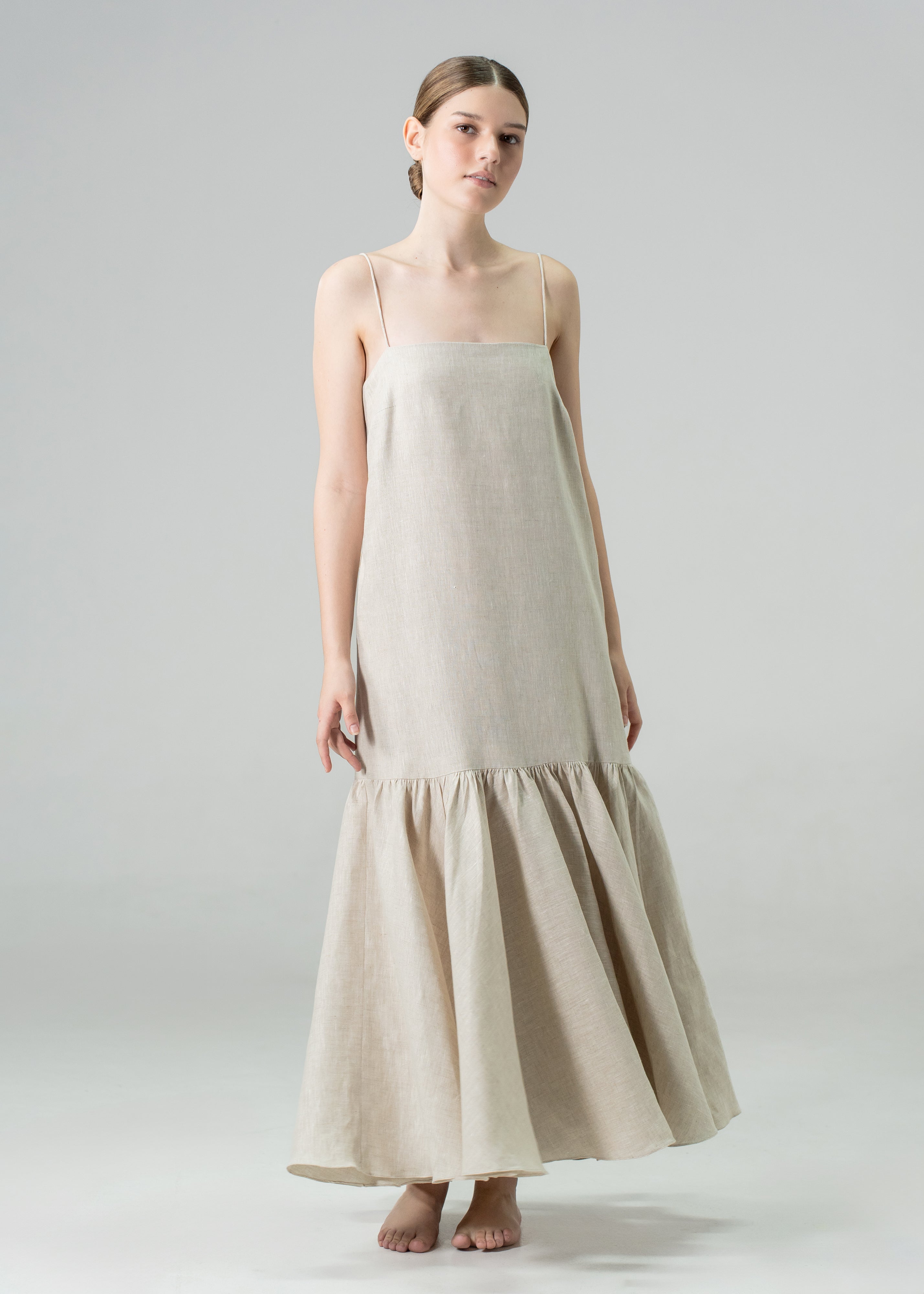 Elina Maxi Dress Oatmeal
