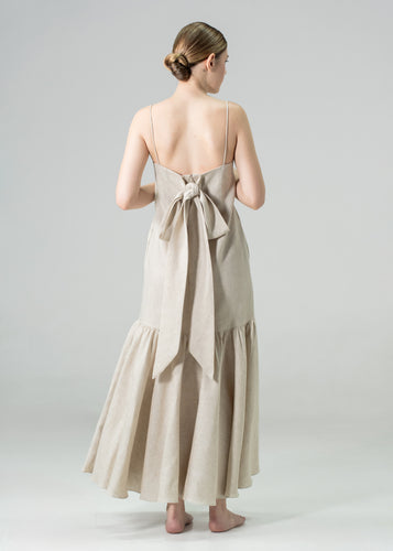 Elina Maxi Dress Oatmeal