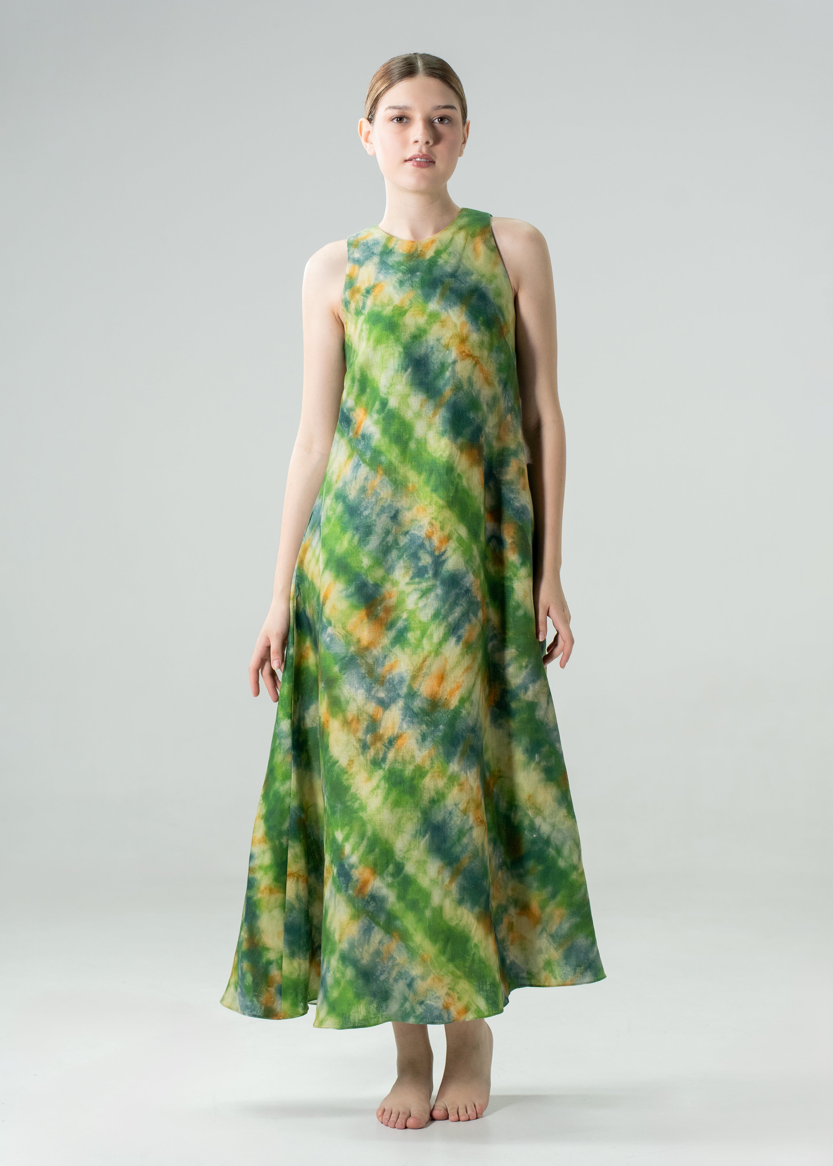 Arynna Maxi Dress Soothing Calmness of the Meadows