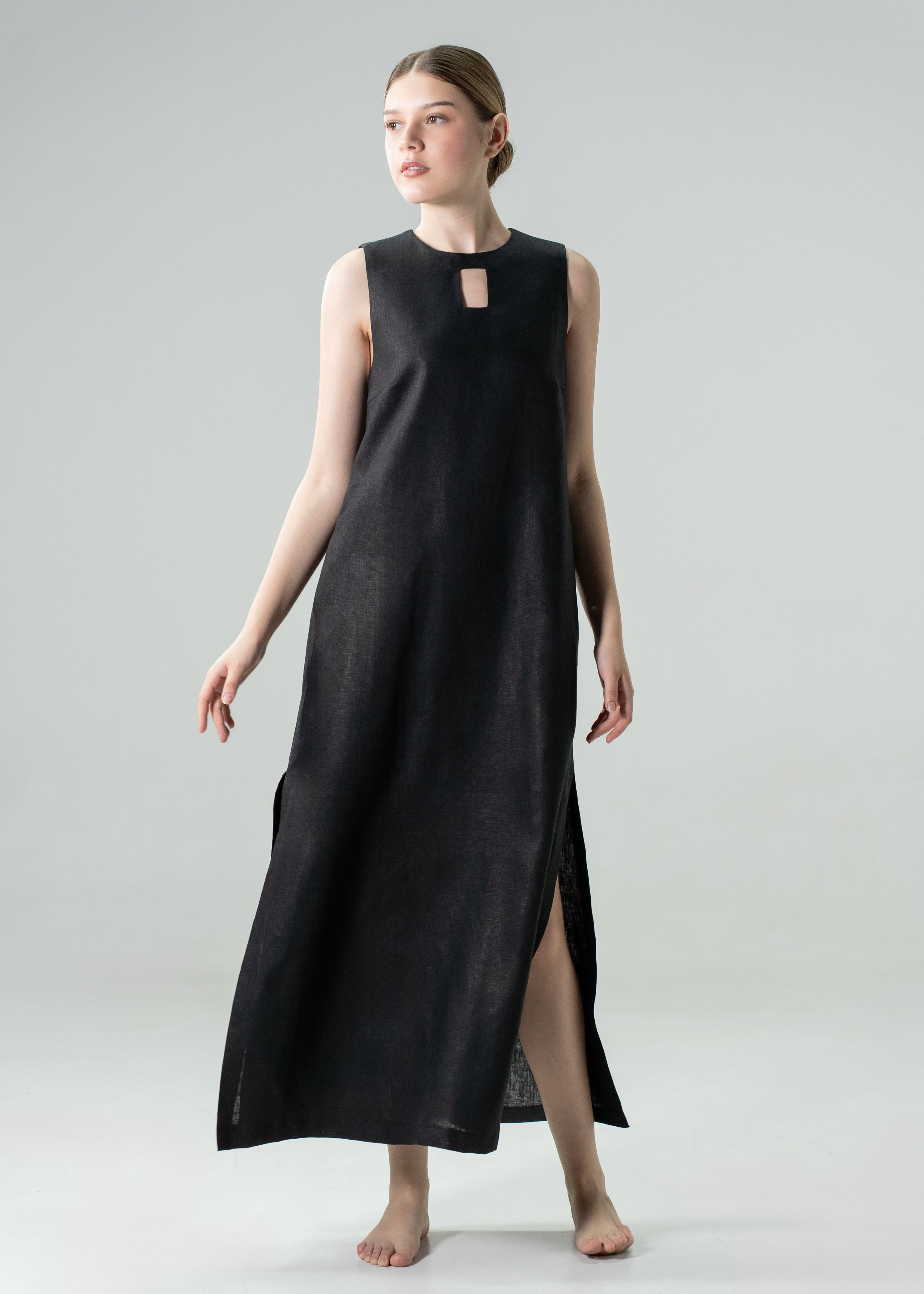 Zinnia Slip Dress Black