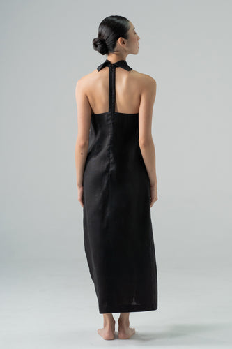 Jannik Slip Dress Black