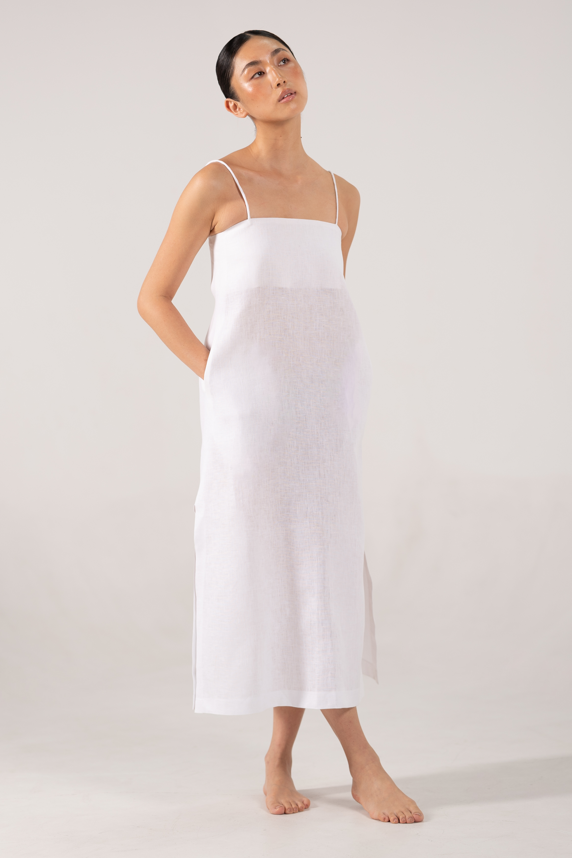 Luna Duster White