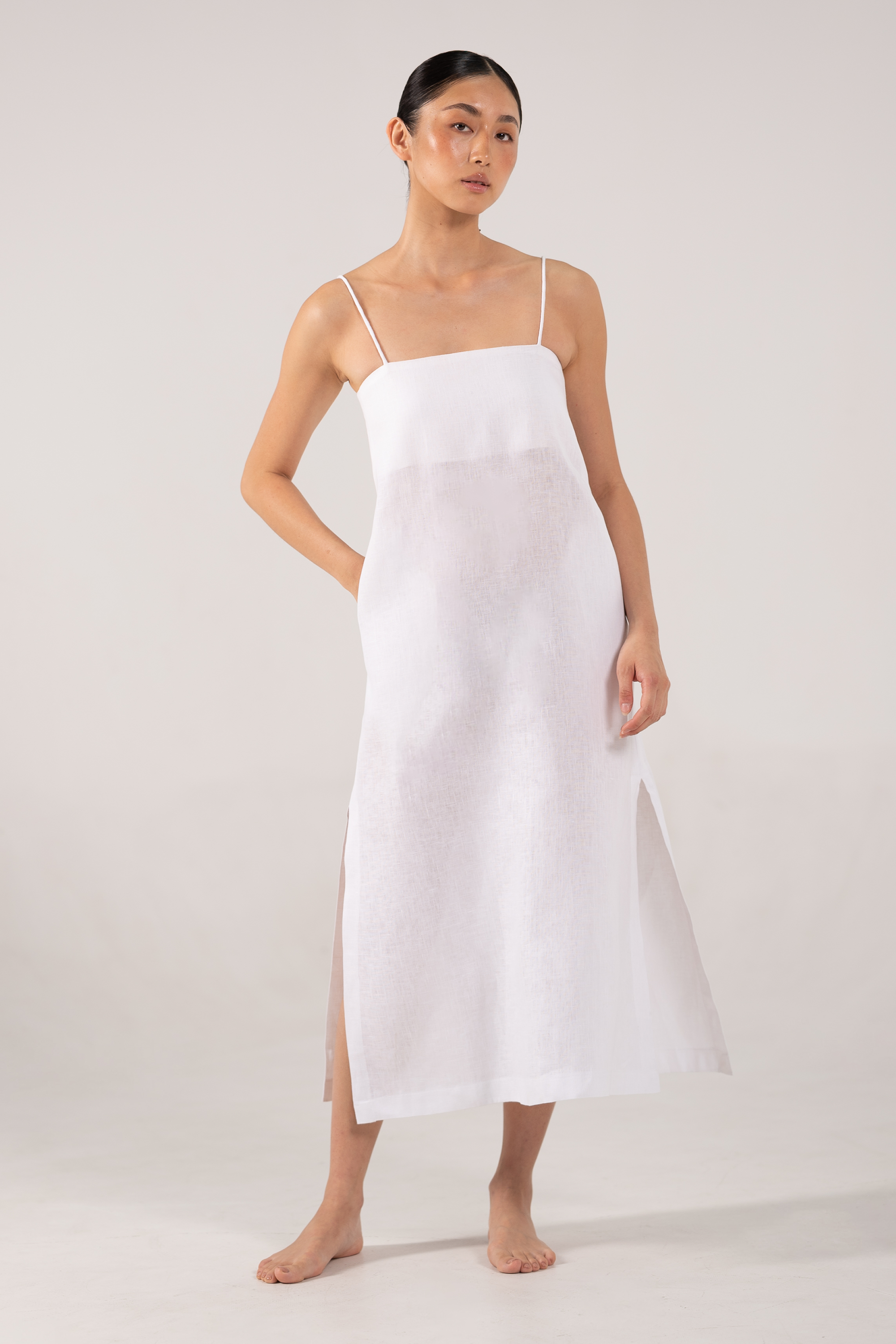 Luna Duster White