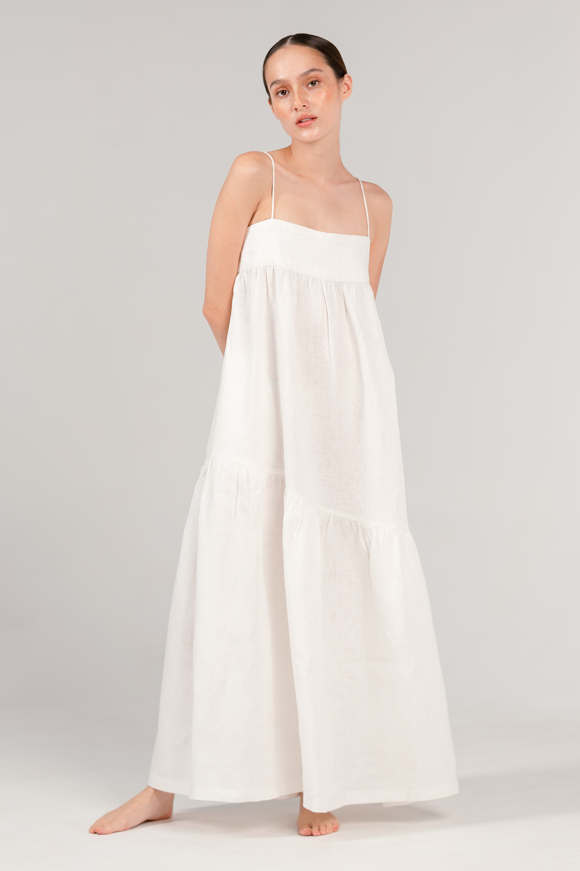 Brittany Maxi Dress Ivory