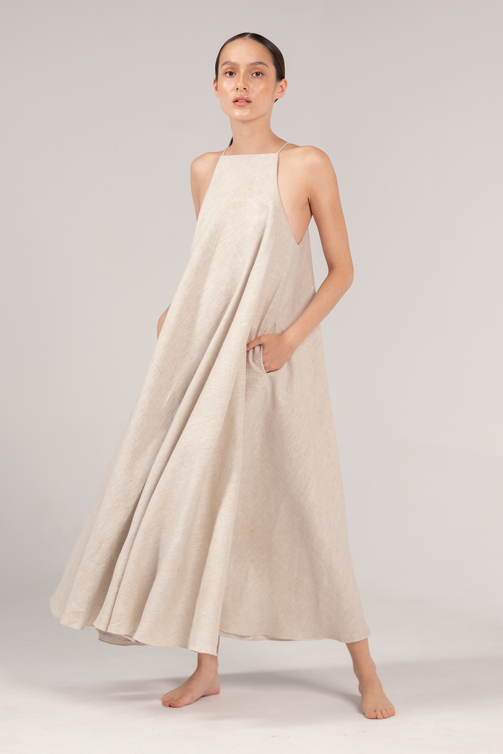 Emiliana Maxi Dress Oatmeal
