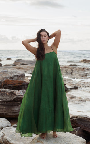 Carmencita Maxi Dress Emerald
