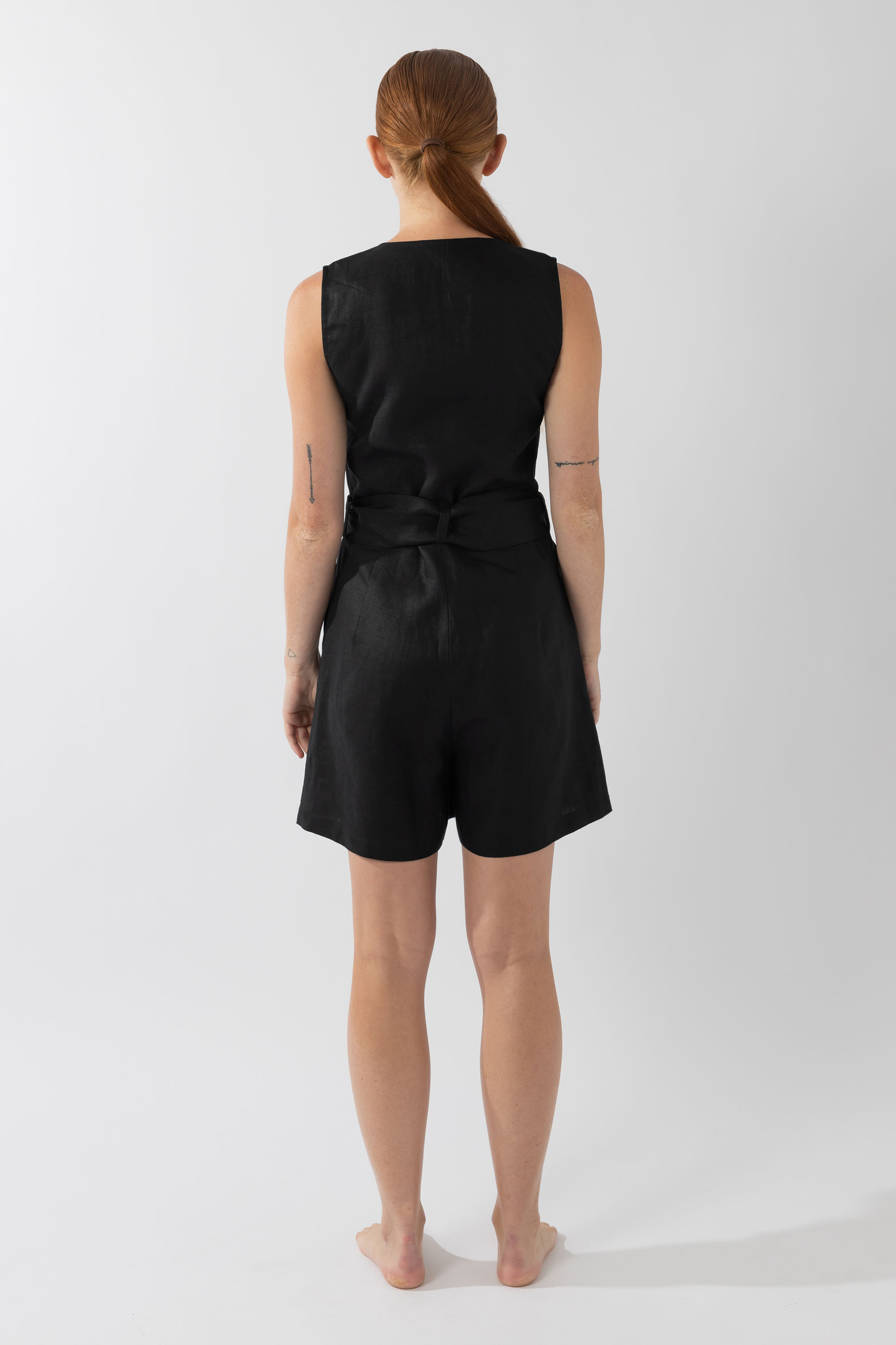 Filippa Romper Black