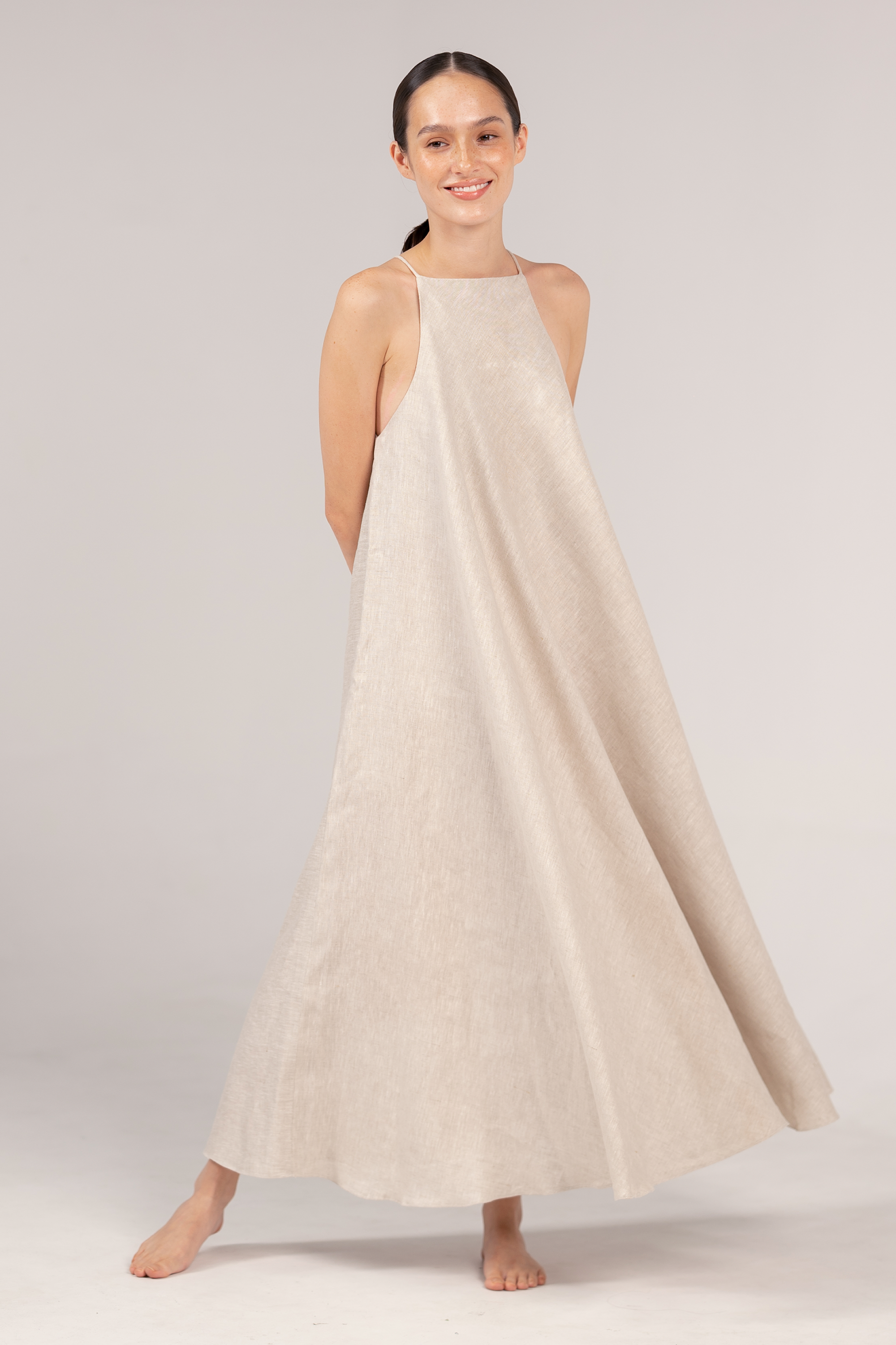 Emiliana Maxi Dress Oatmeal