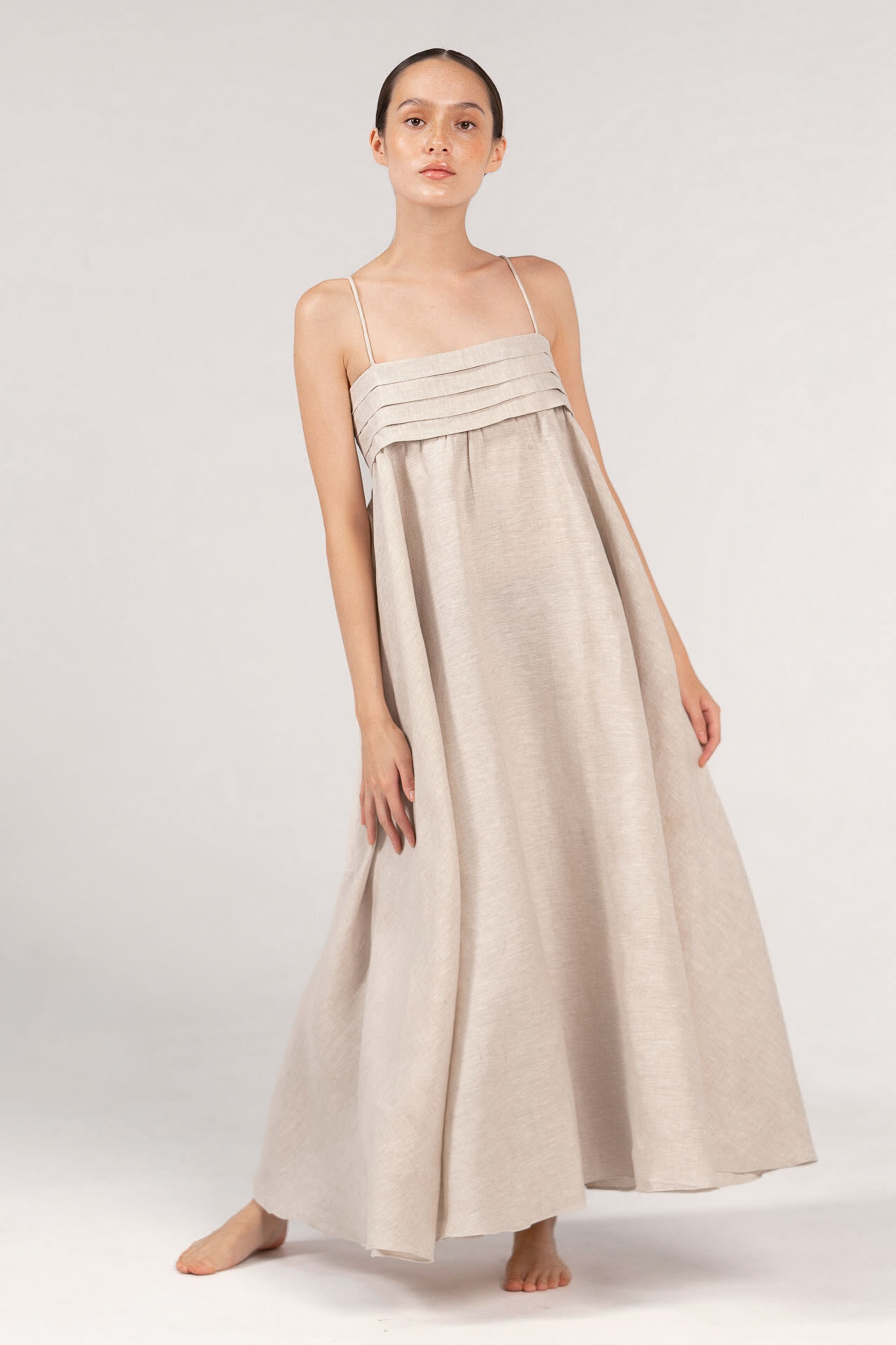 Priscilla Maxi Dress Oatmeal