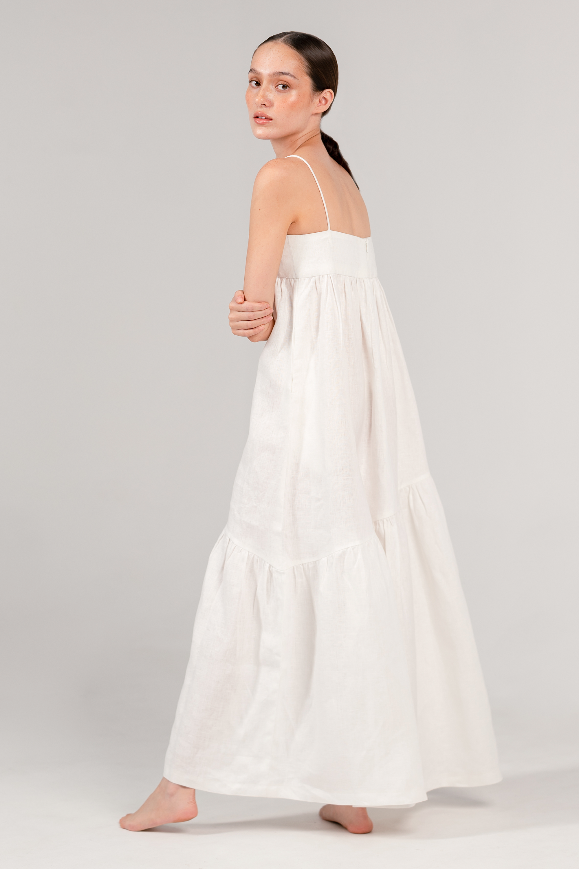 Brittany Maxi Dress Ivory