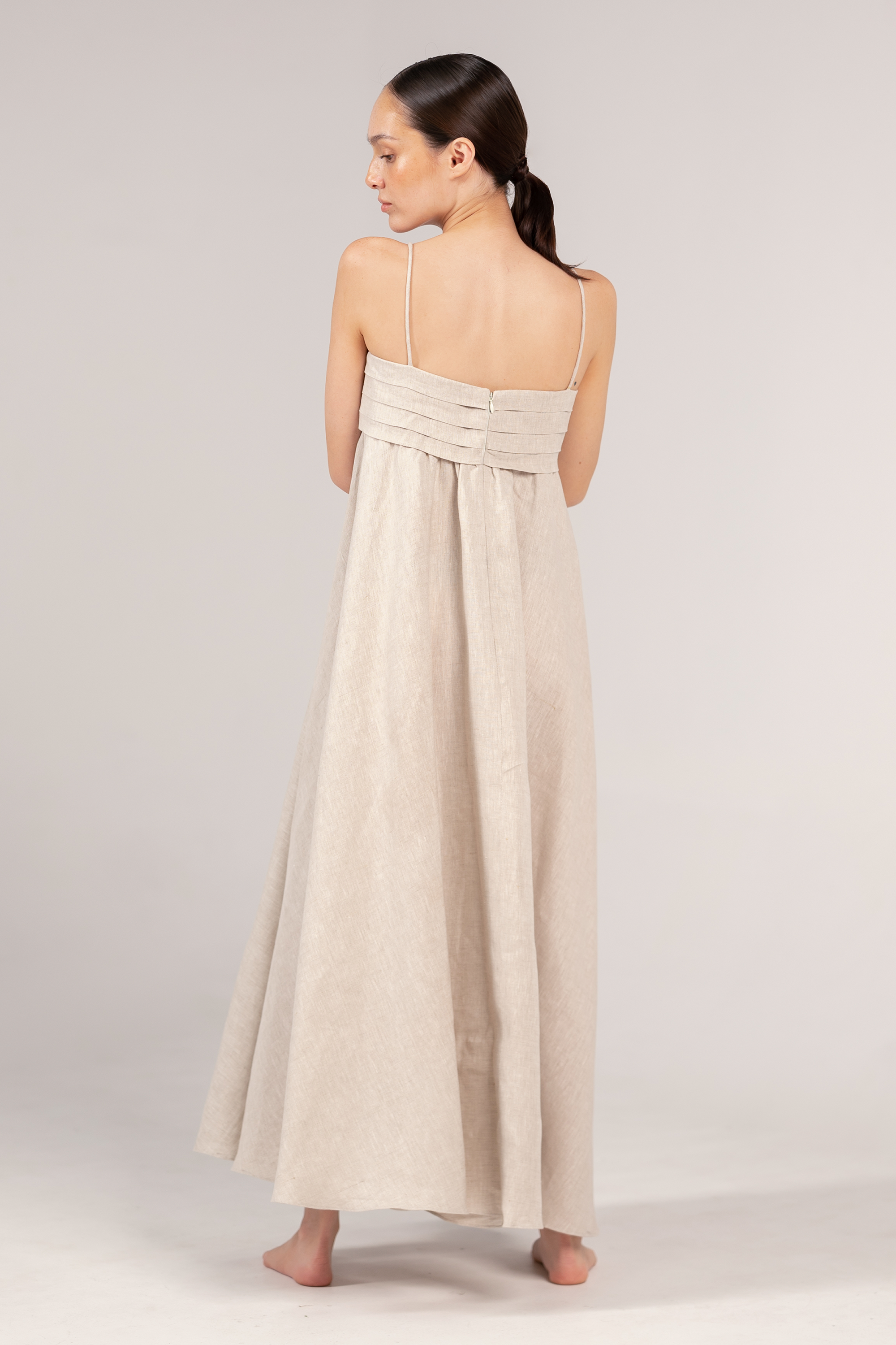 Priscilla Maxi Dress Oatmeal