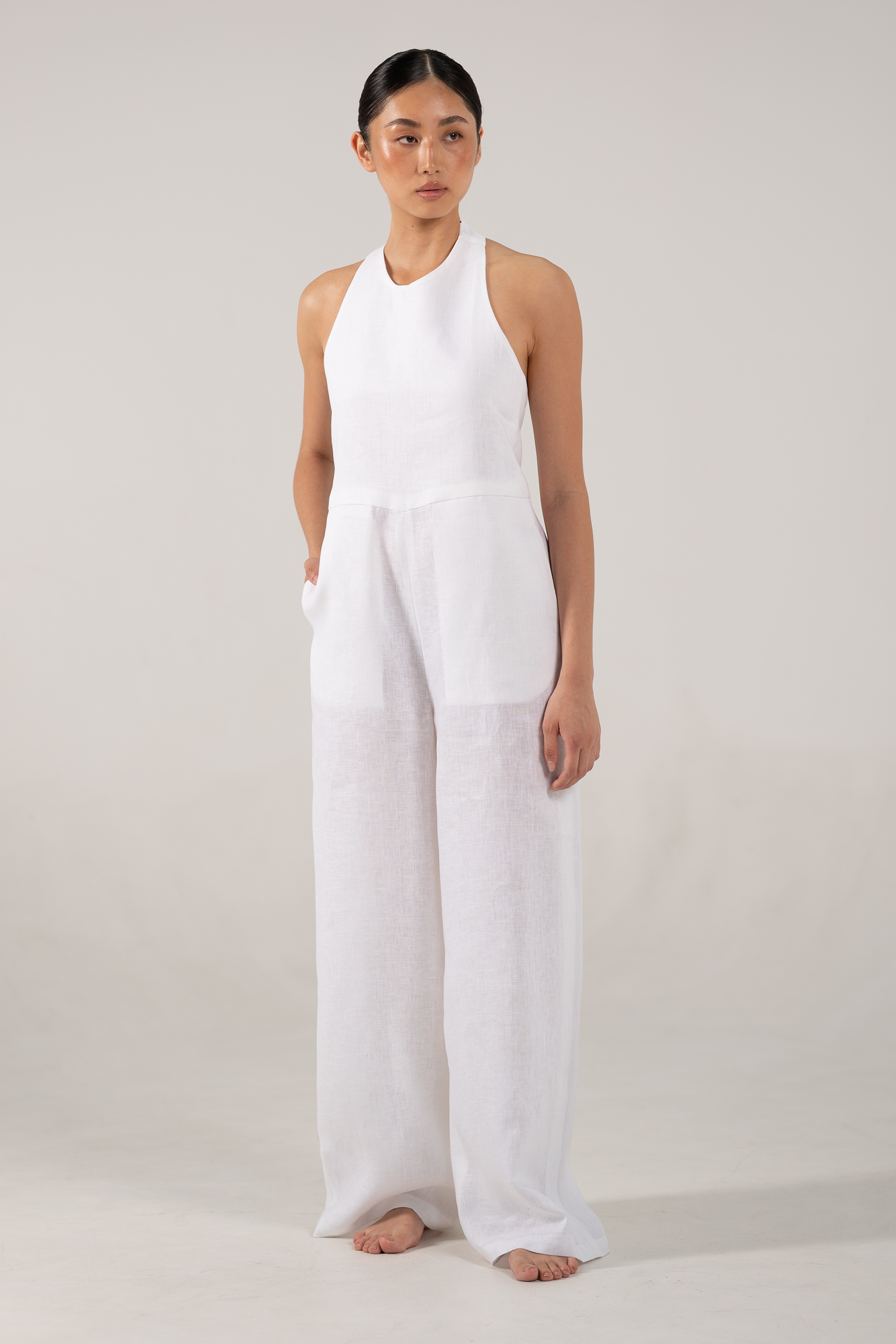 Samantha Jumpsuit White