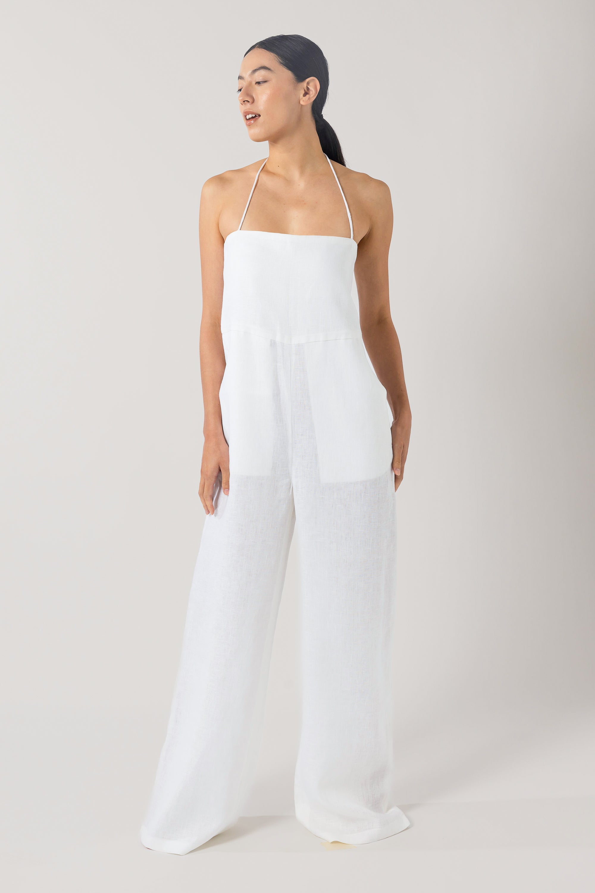 Calista Jumpsuit White