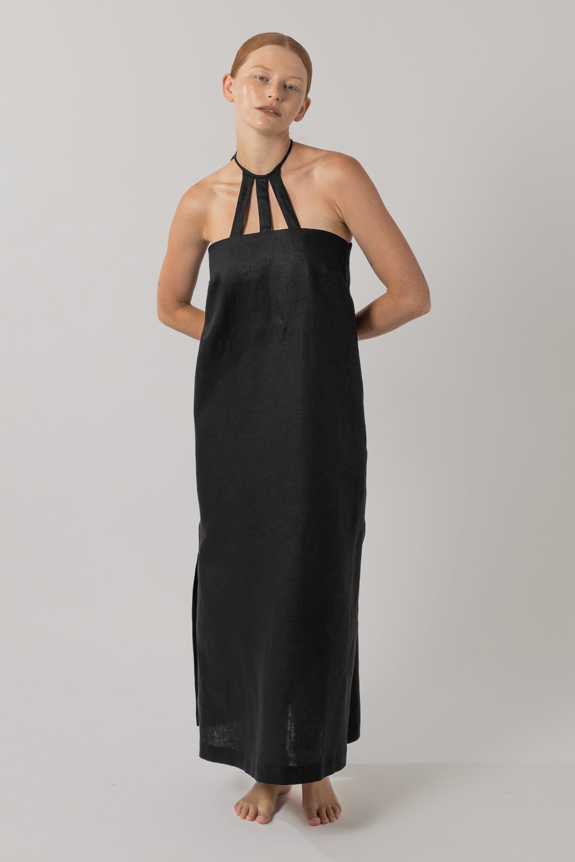 Phoebe Slip Dress Black