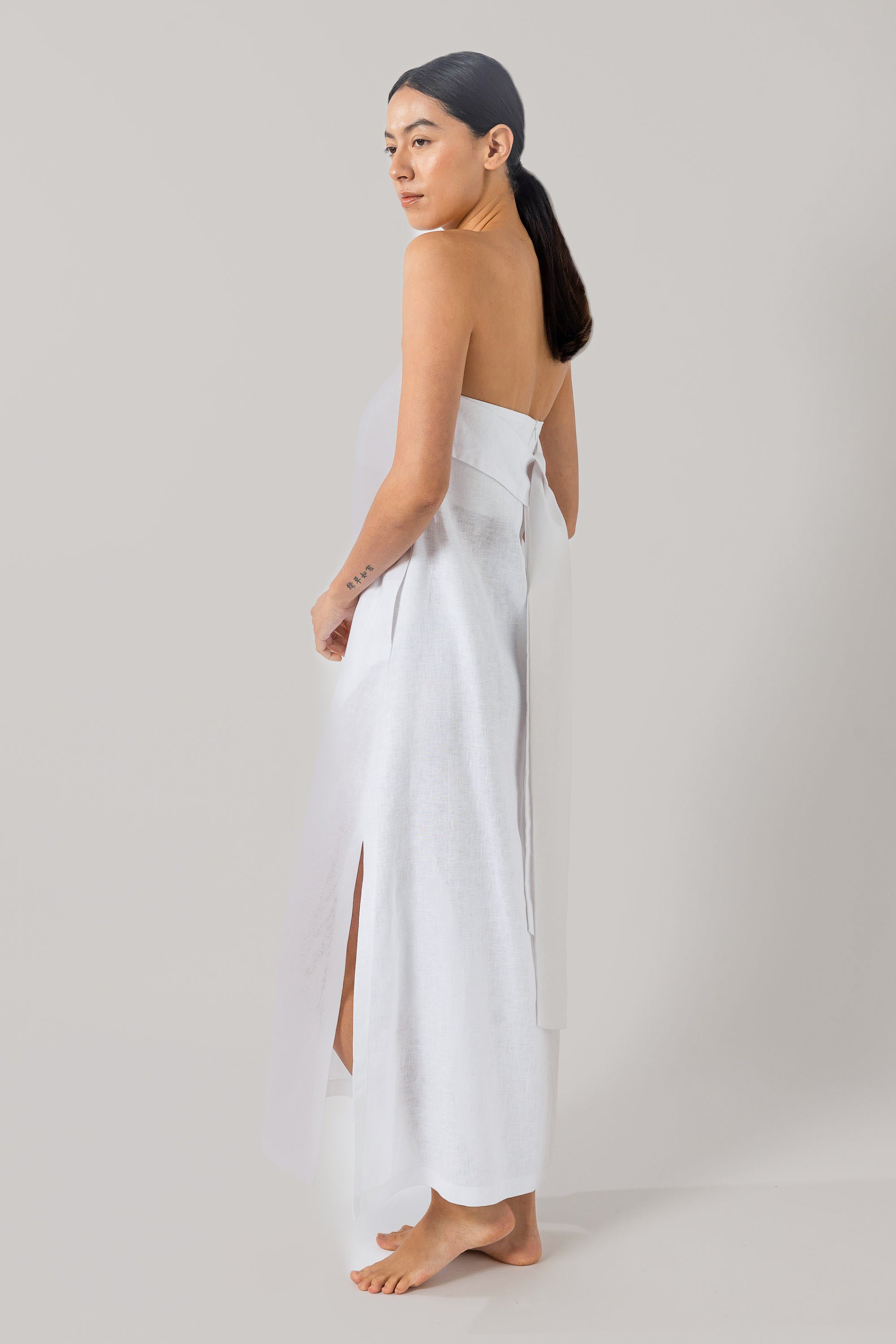 Brielle Slip Dress White