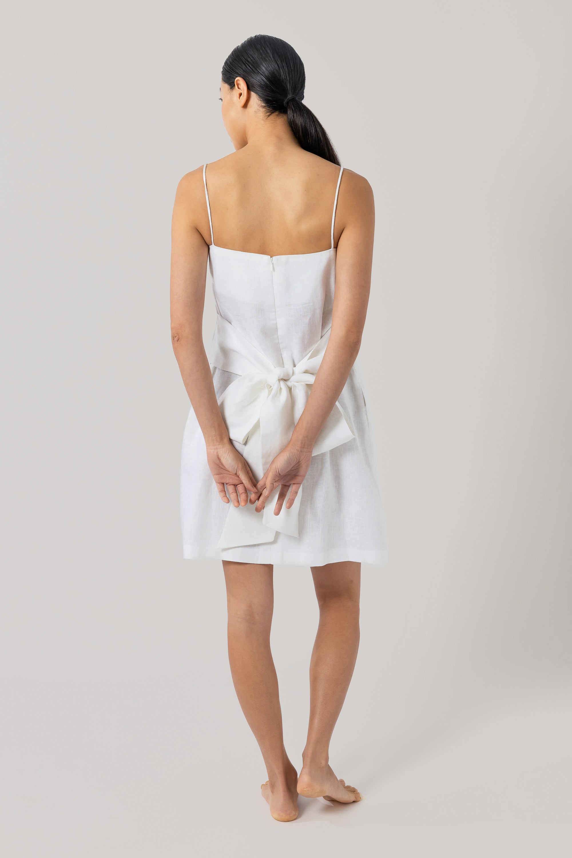 Jadie Shift Dress White