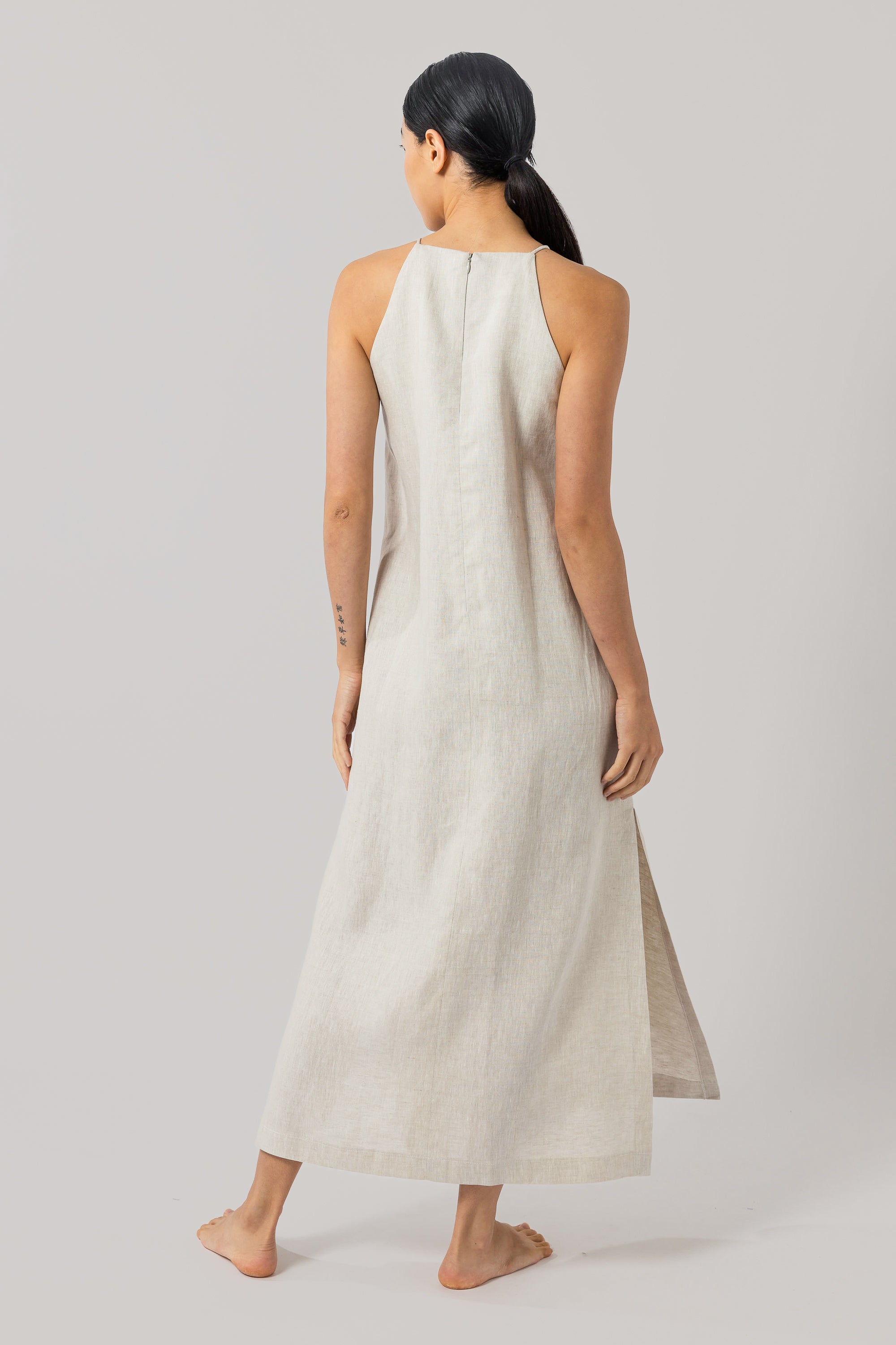Maia Slip Dress Oatmeal