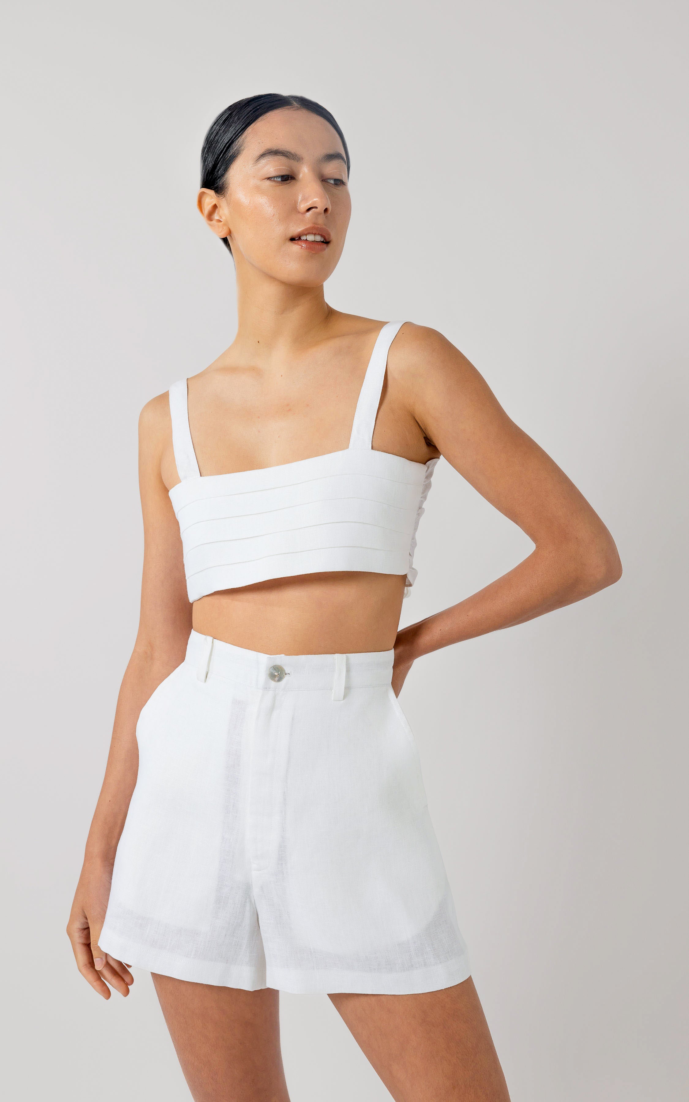 Sabine Bralette White