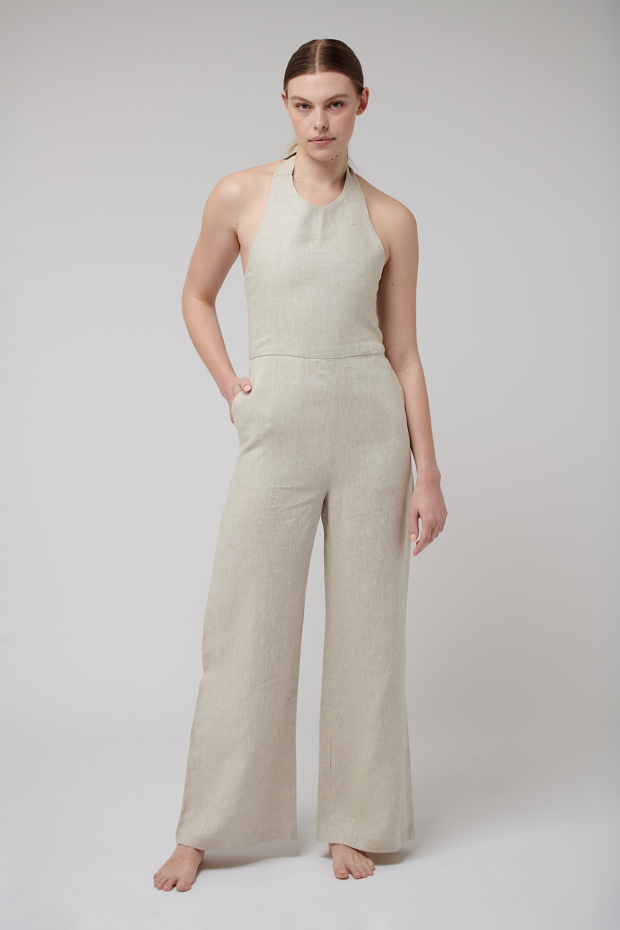 Samantha Jumpsuit Oatmeal