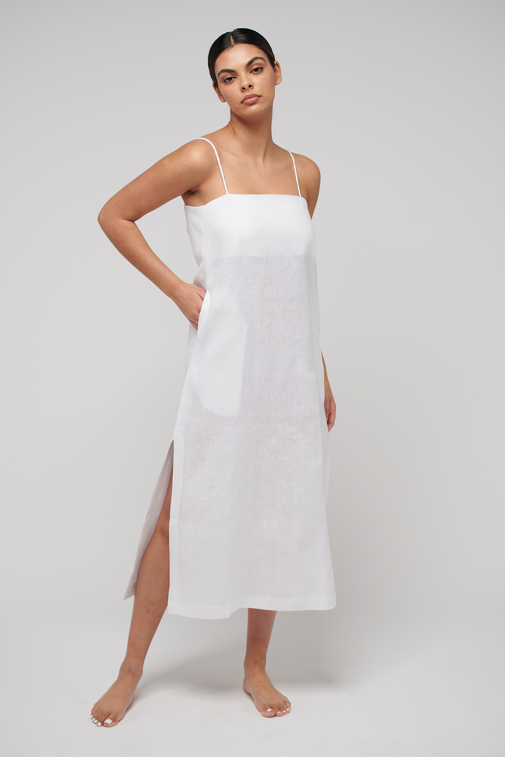 Luna Duster White