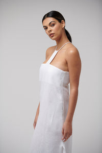Amara Slip Dress White