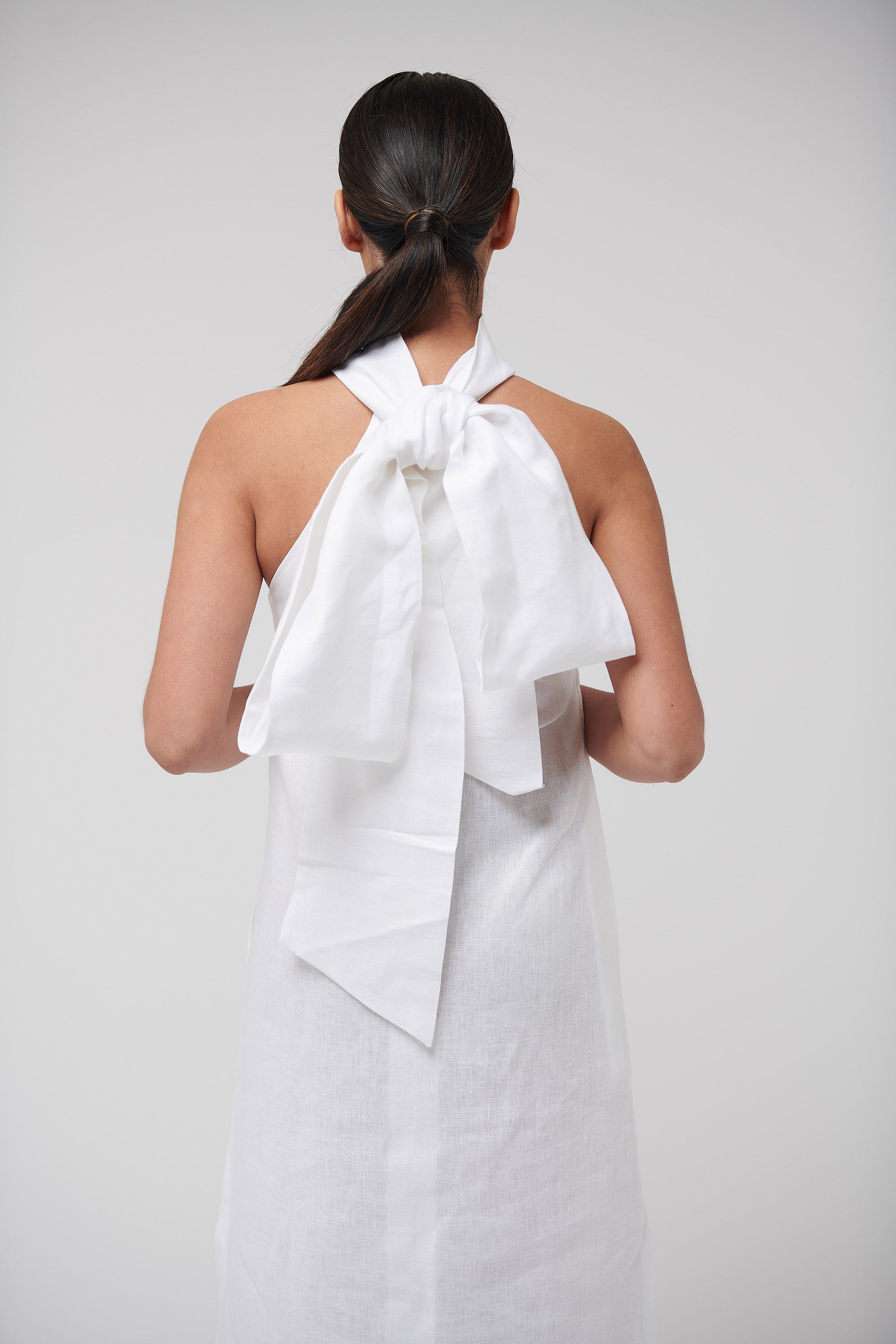 Gabrina Slip Dress White