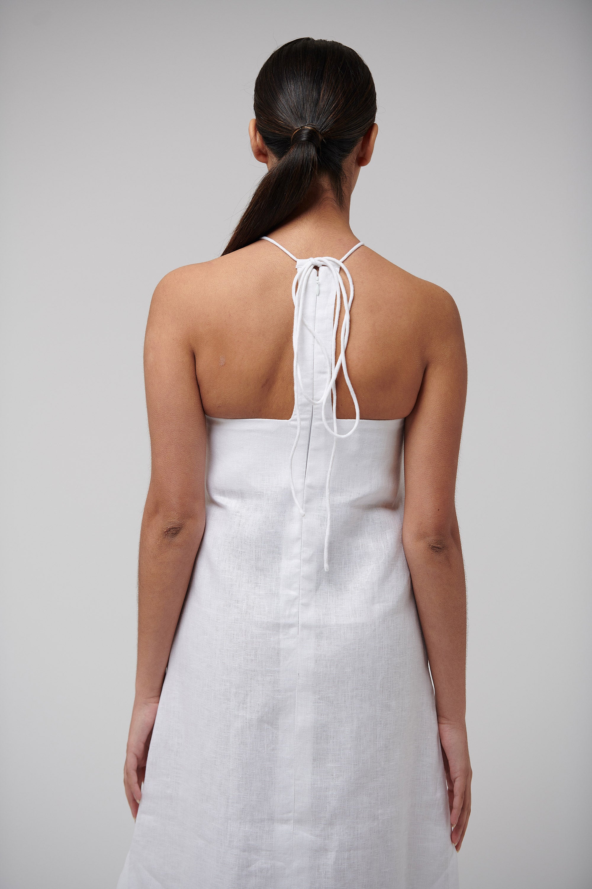 Amara Slip Dress White