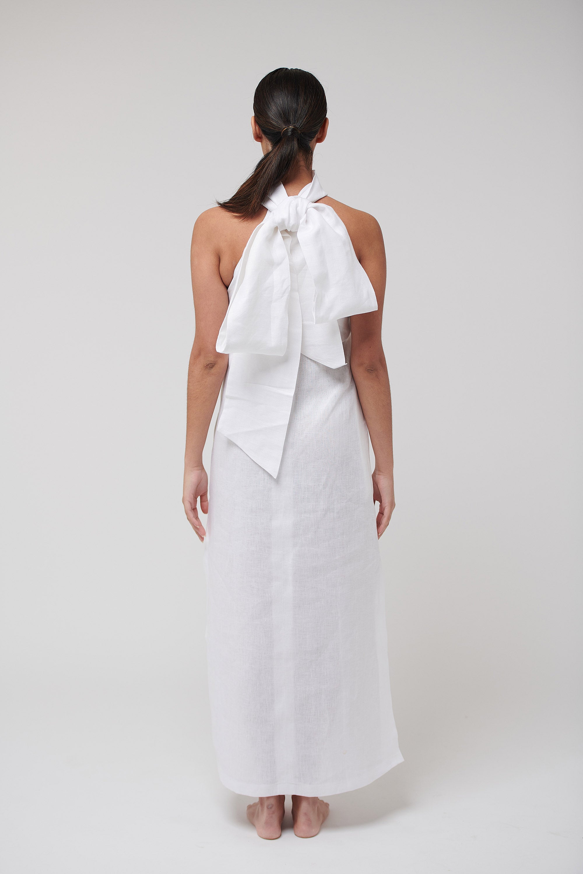 Gabrina Slip Dress White