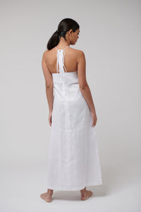 Amara Slip Dress White